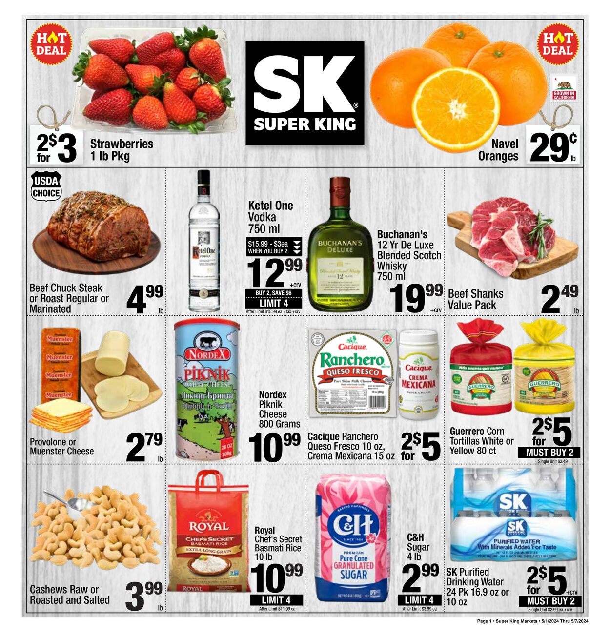 Weekly ad Super King Markets - suoper May 1, 2024 - May 7, 2024