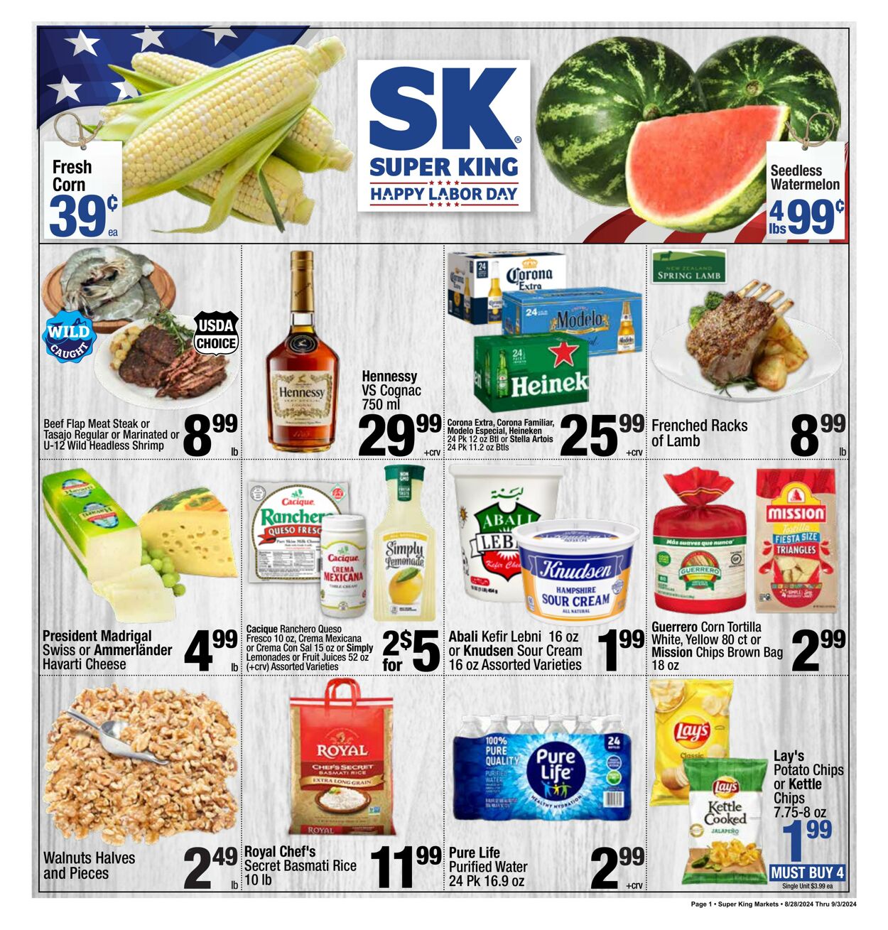 Weekly ad Super King Markets 08/28/2024 - 09/03/2024