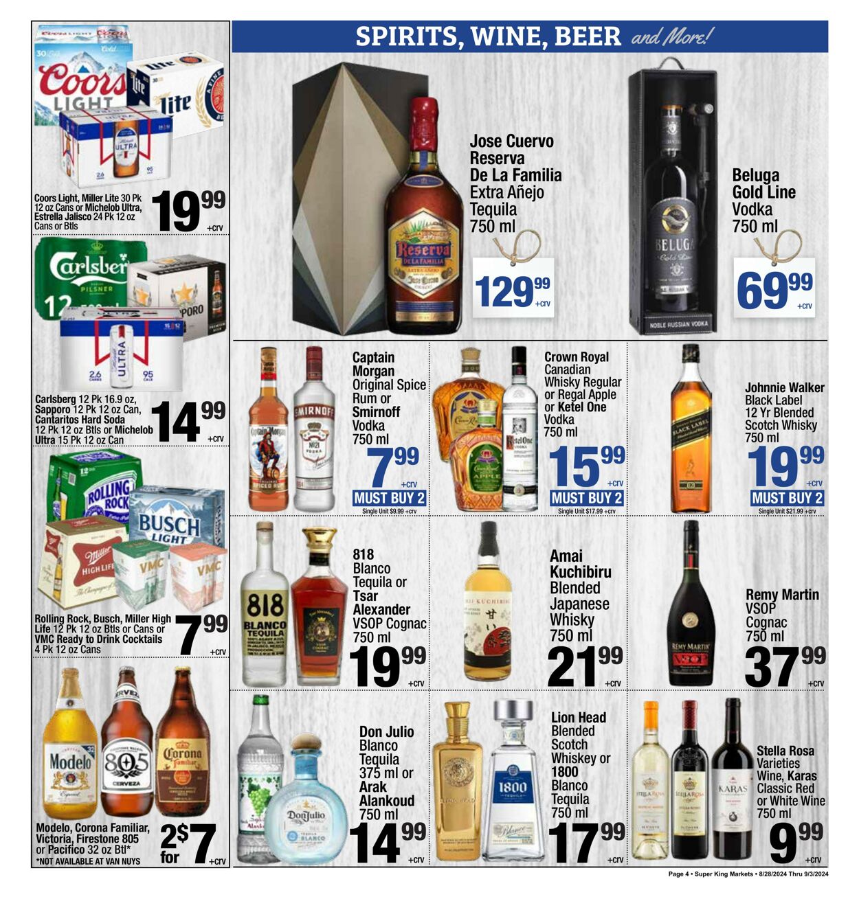 Weekly ad Super King Markets 08/28/2024 - 09/03/2024