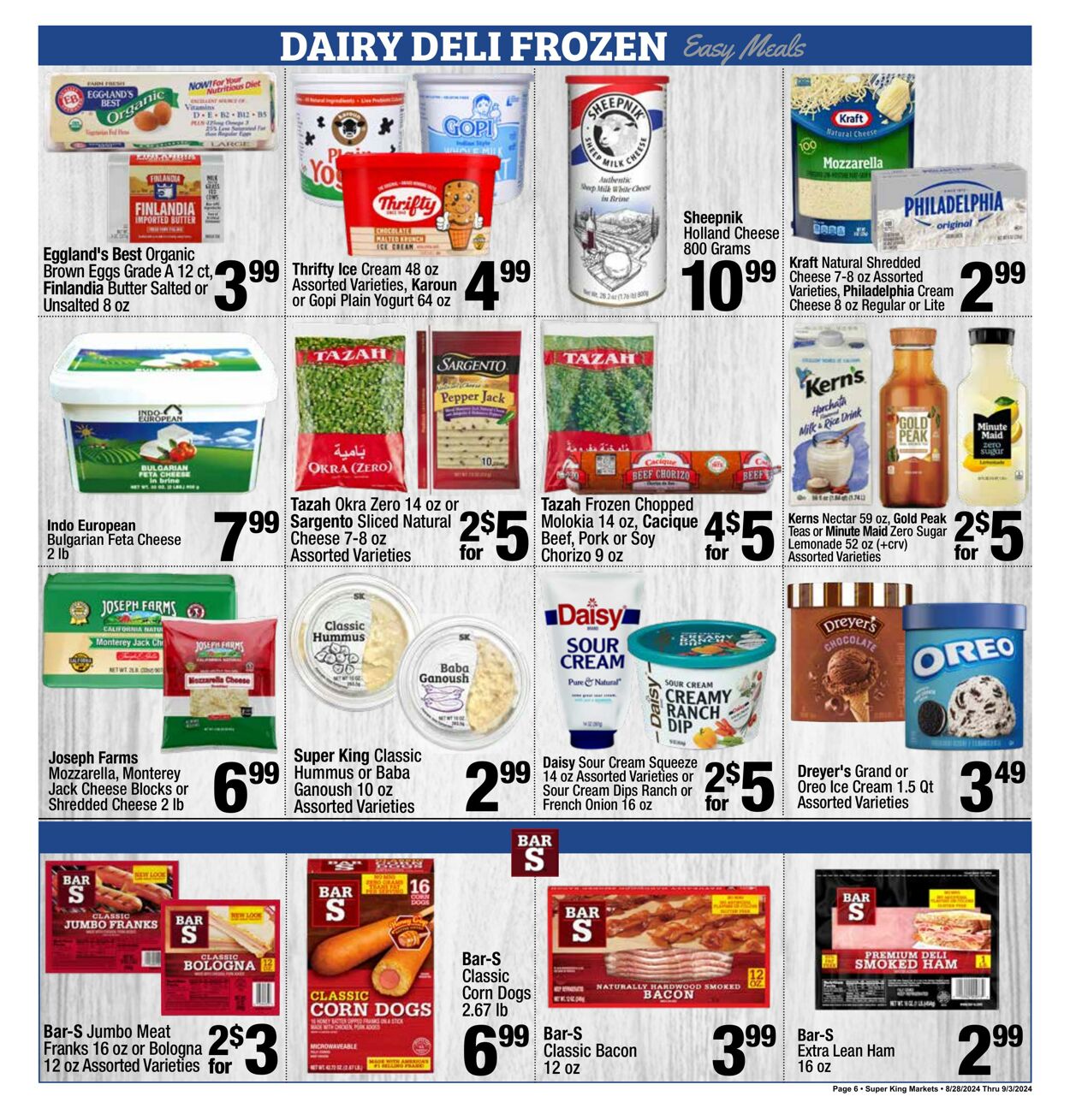 Weekly ad Super King Markets 08/28/2024 - 09/03/2024