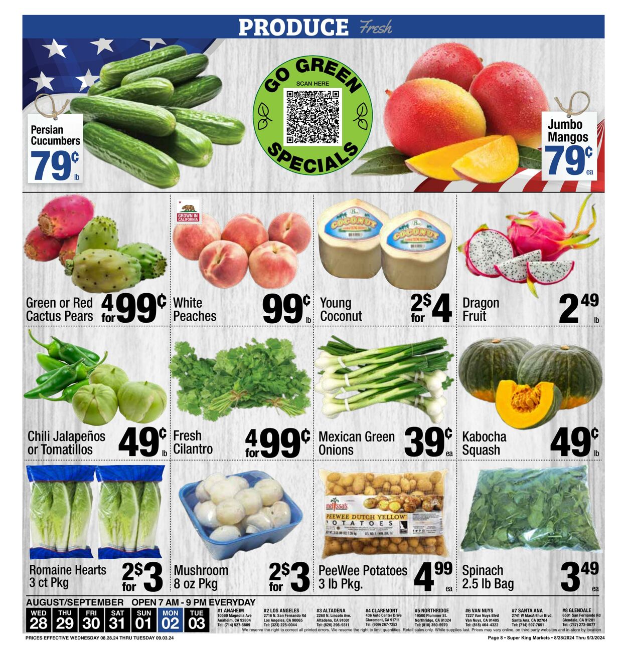 Weekly ad Super King Markets 08/28/2024 - 09/03/2024