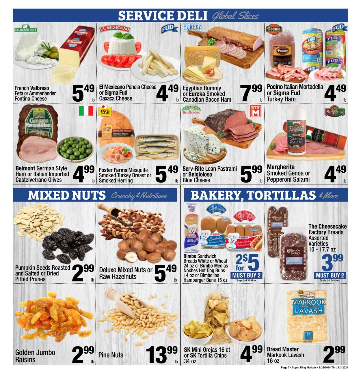 Weekly ad Super King Markets 08/28/2024 - 09/03/2024