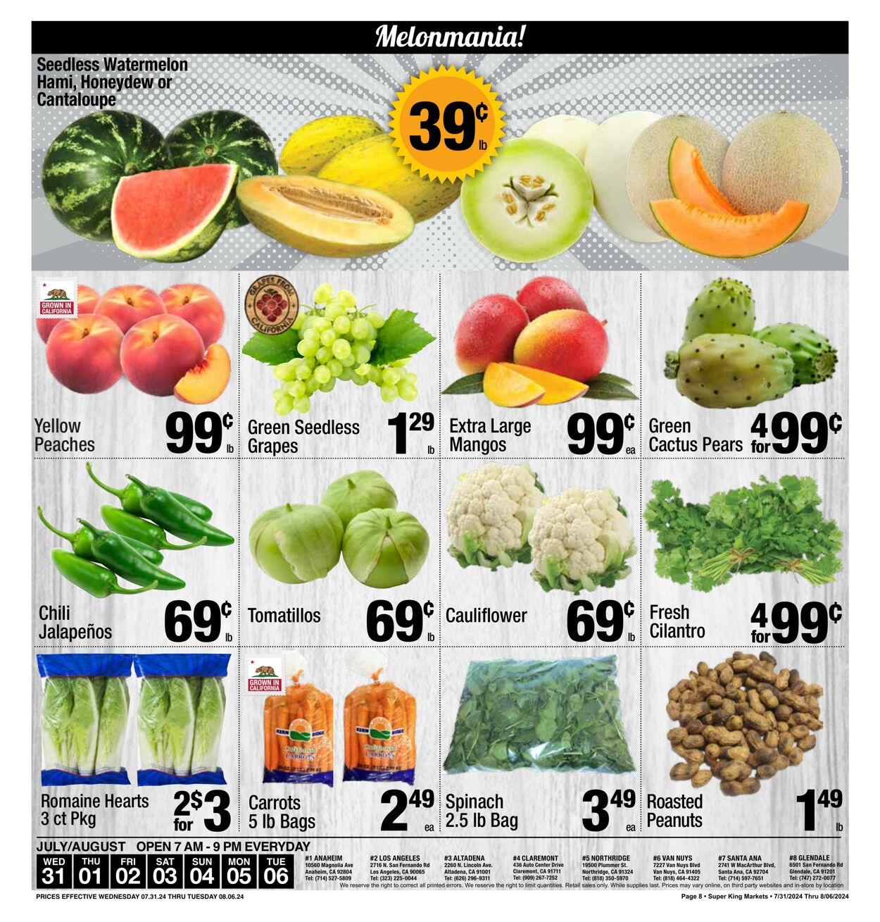 Weekly ad Super King Markets 07/31/2024 - 08/06/2024