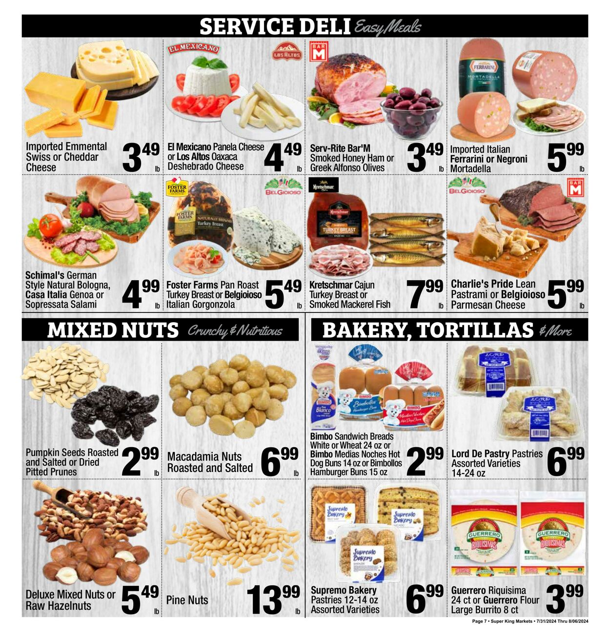 Weekly ad Super King Markets 07/31/2024 - 08/06/2024