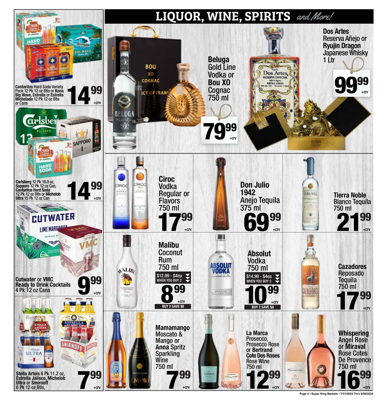 Weekly ad Super King Markets 07/31/2024 - 08/06/2024