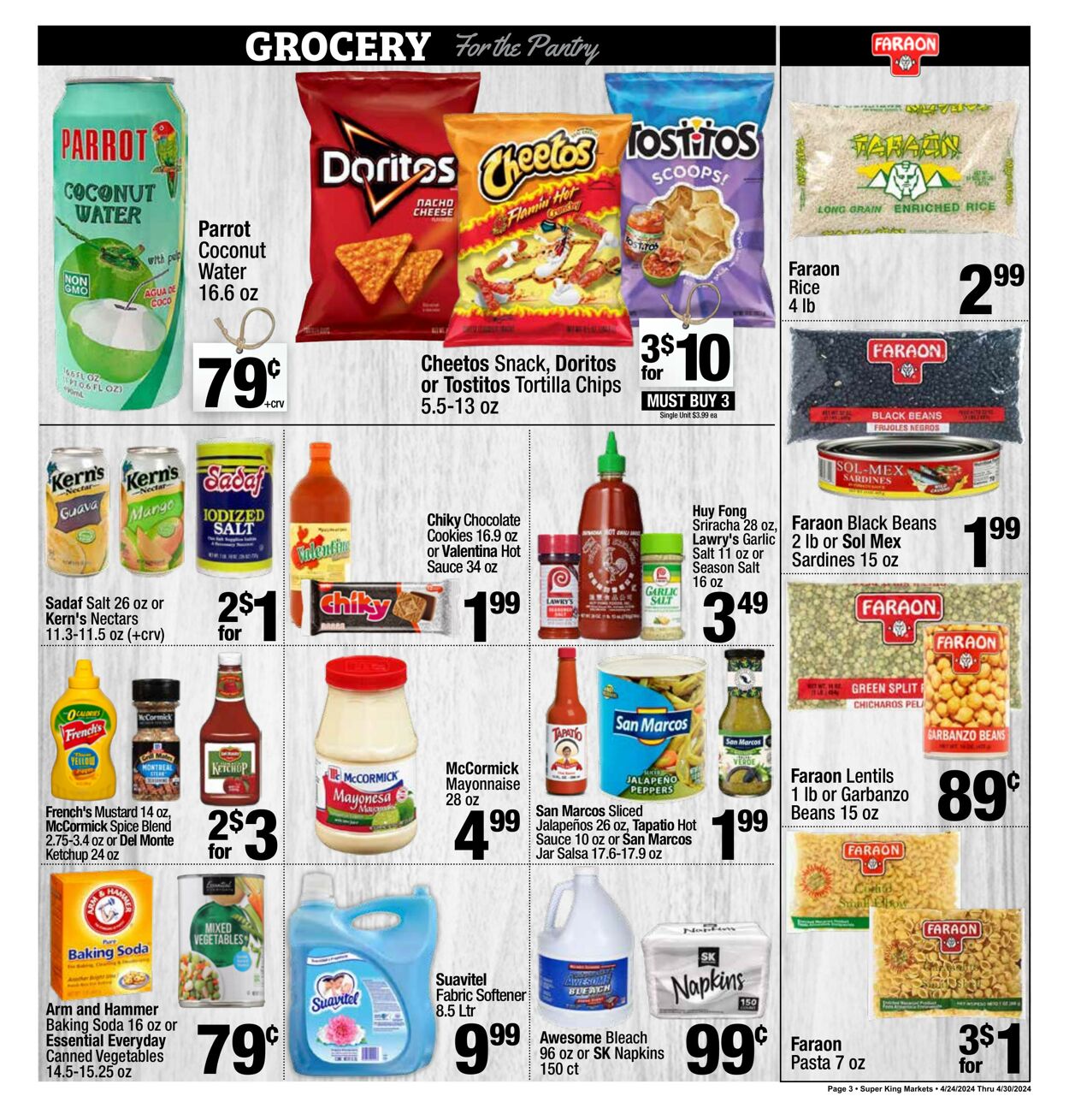 Weekly ad Super King Markets 04/24/2024 - 05/01/2024
