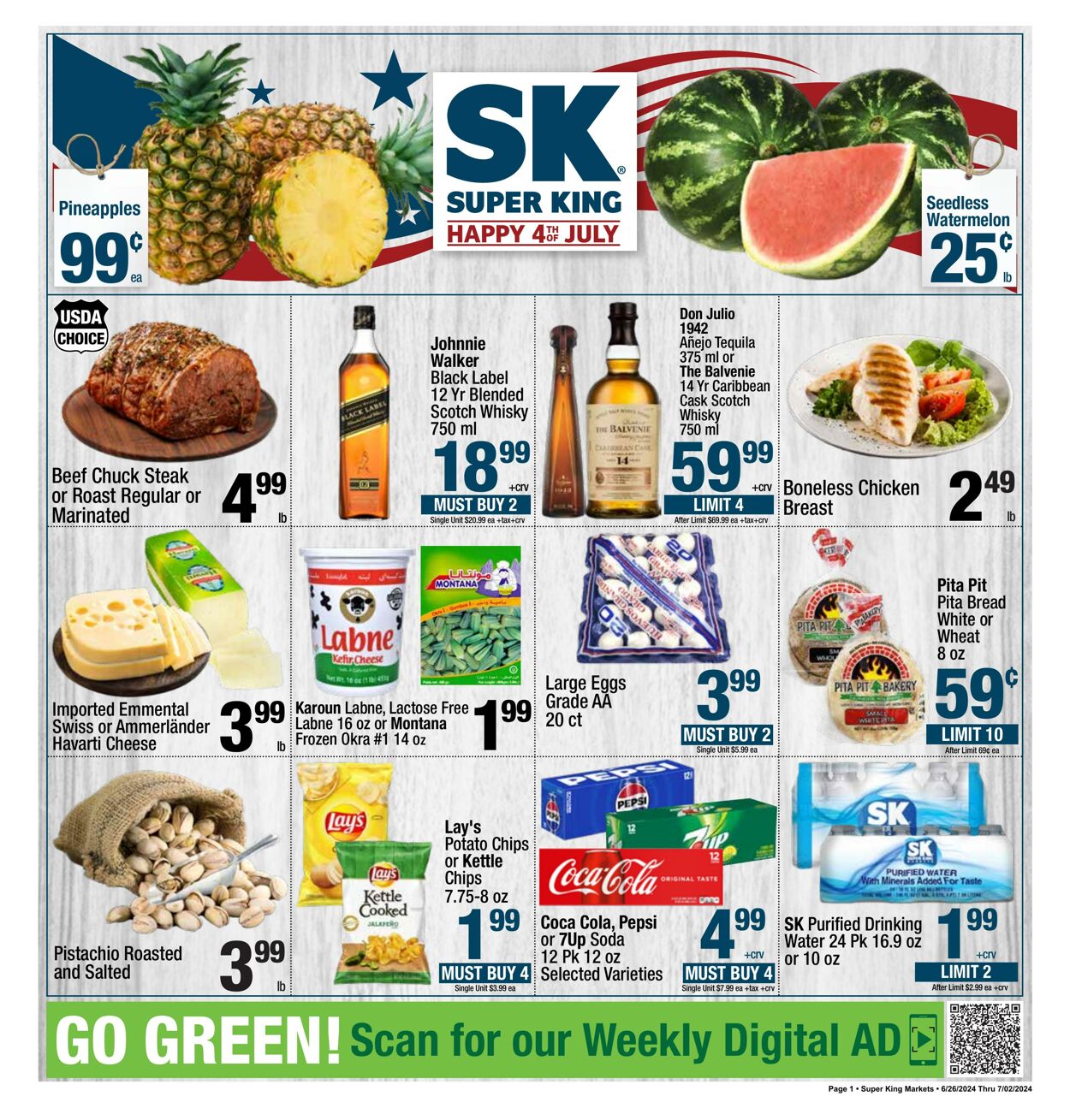 Weekly ad Super King Markets - sup Jun 26, 2024 - Jul 2, 2024