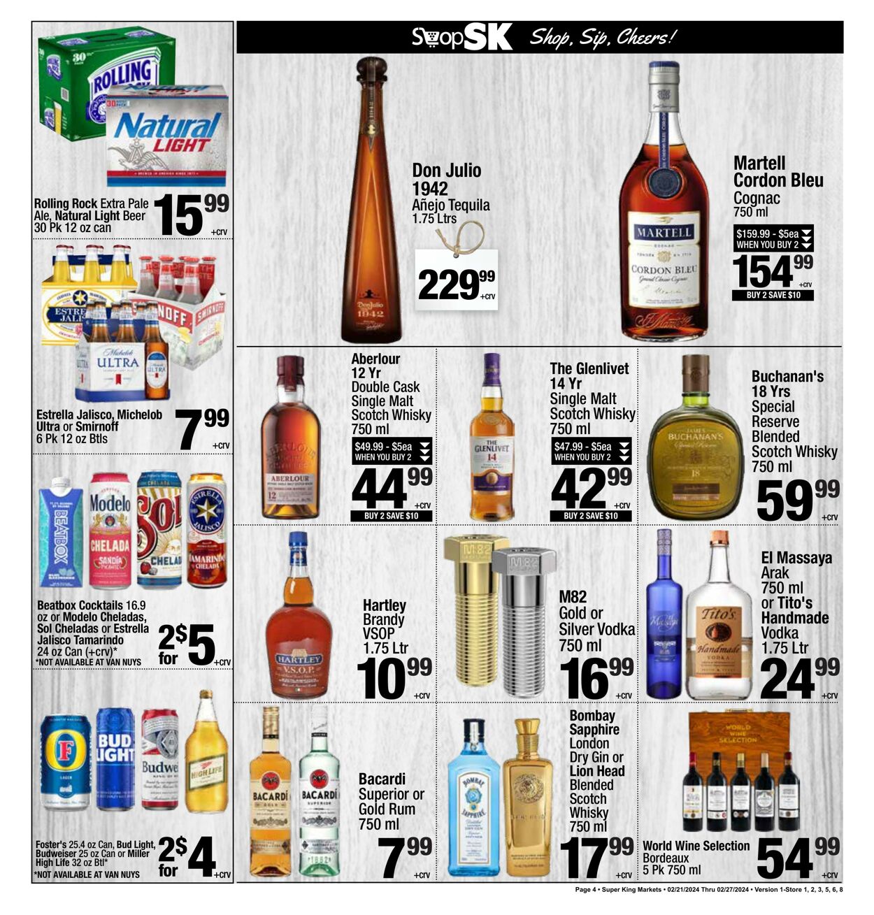 Weekly ad Super King Markets 02/21/2024 - 02/27/2024
