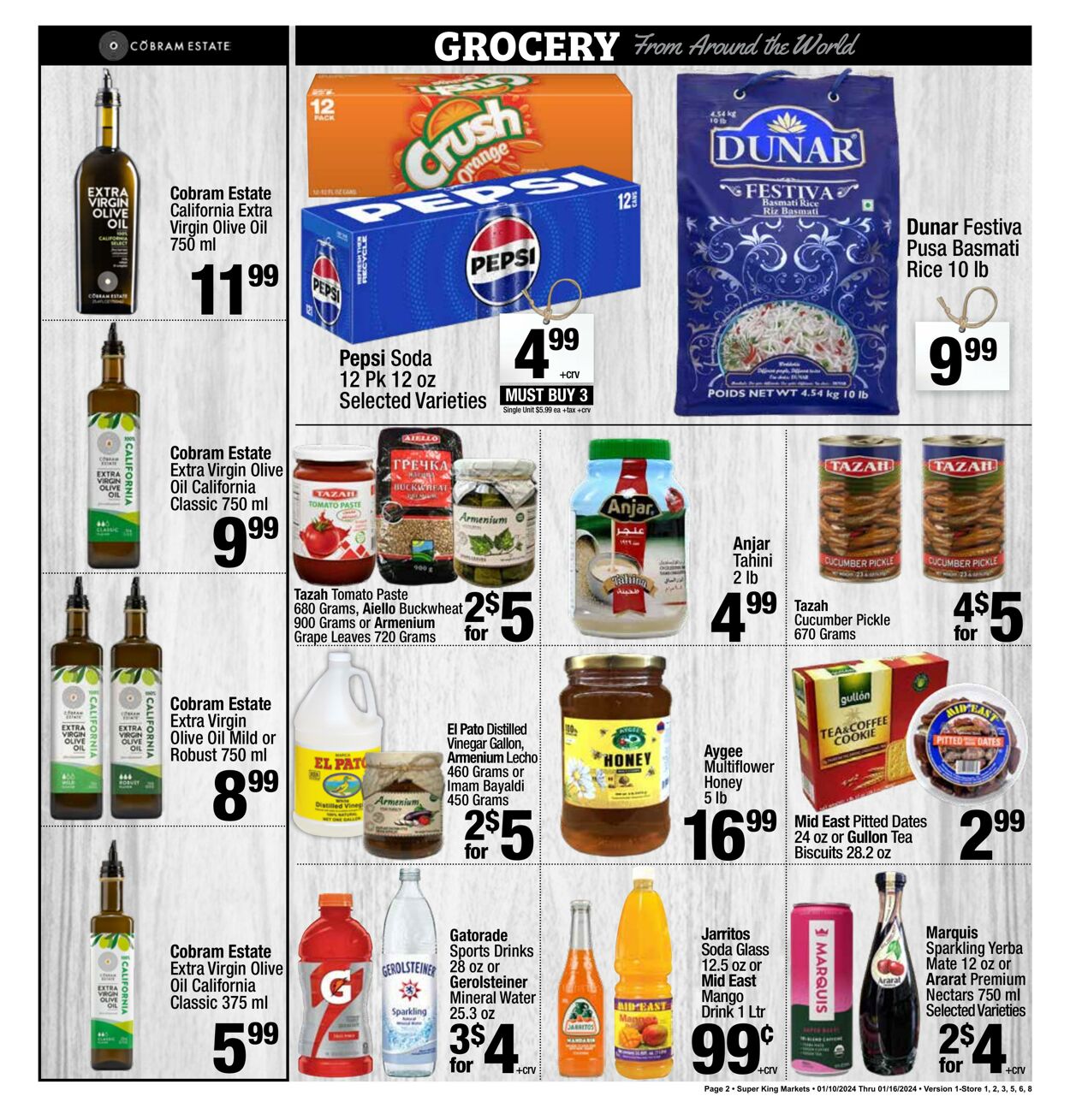 Weekly ad Super King Markets 01/10/2024 - 01/16/2024
