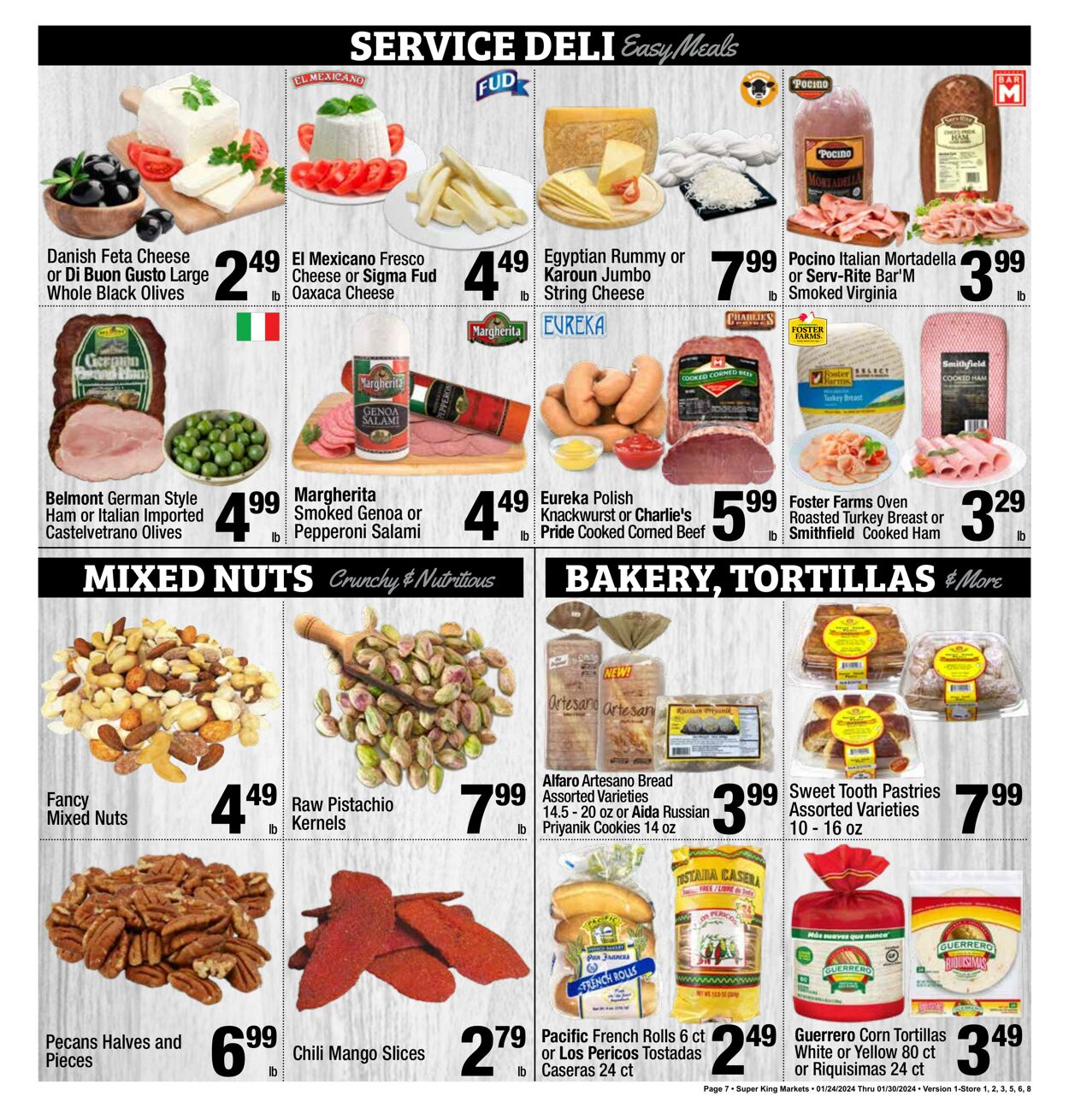 Weekly ad Super King Markets 01/24/2024 - 01/30/2024