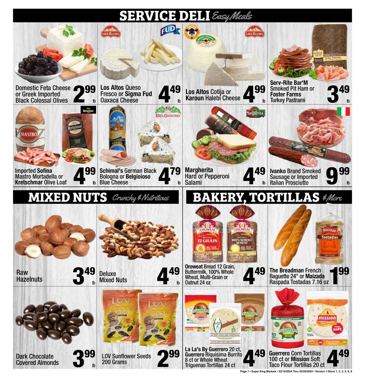 Weekly ad Super King Markets 02/14/2024 - 02/20/2024