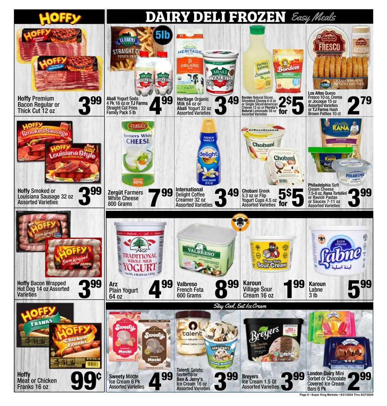 Weekly ad Super King Markets 08/21/2024 - 08/27/2024