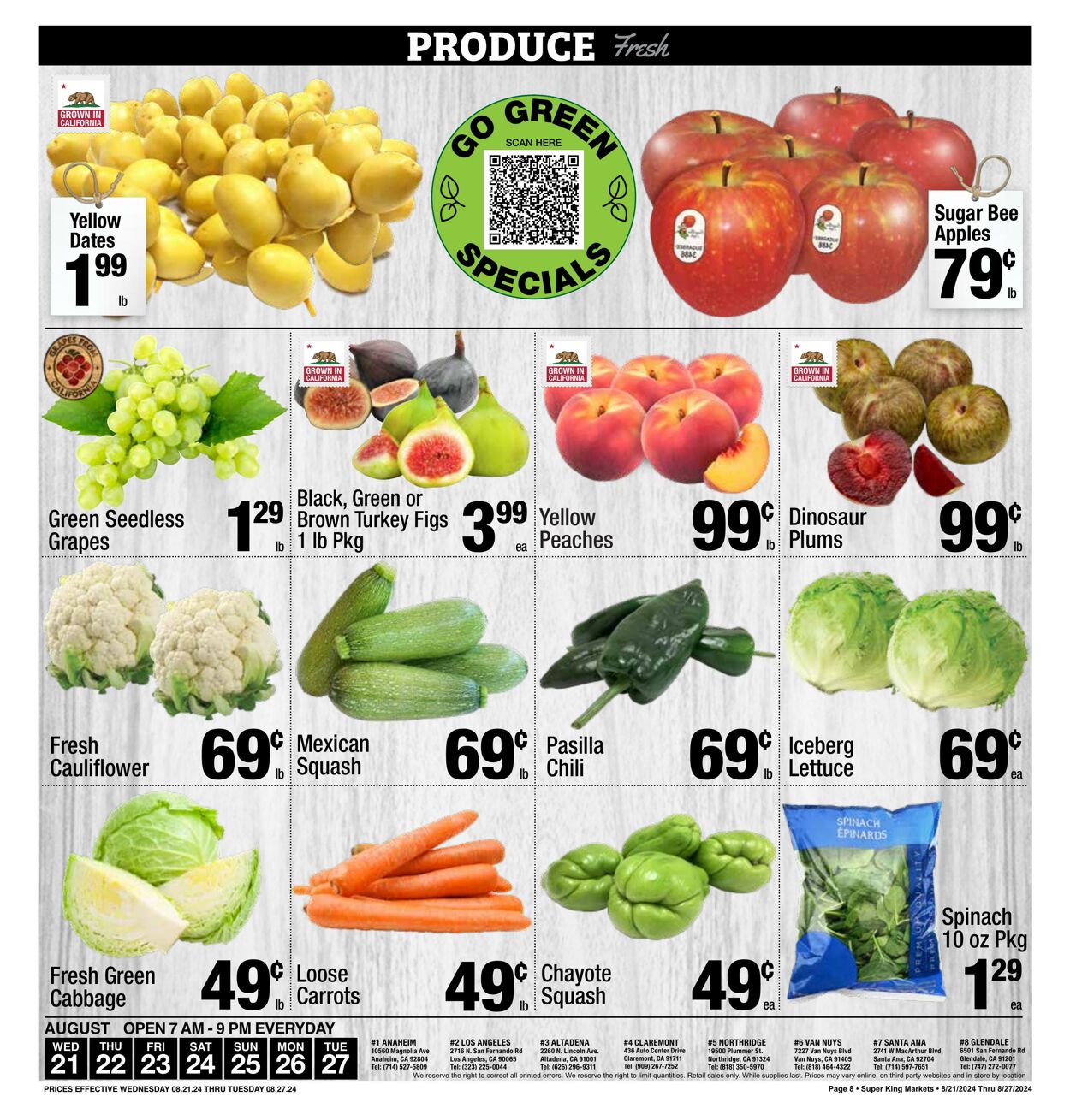 Weekly ad Super King Markets 08/21/2024 - 08/27/2024