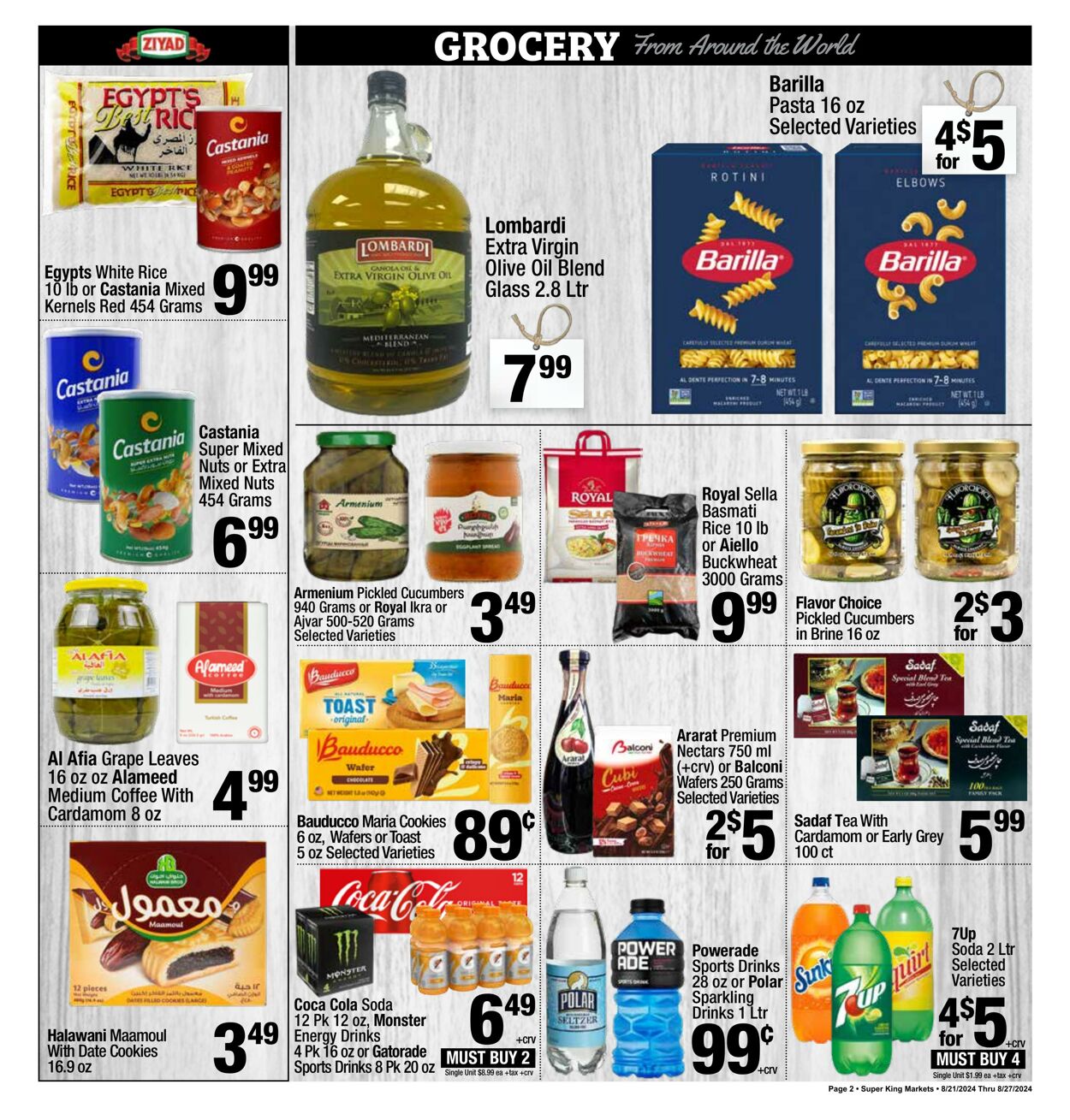 Weekly ad Super King Markets 08/21/2024 - 08/27/2024