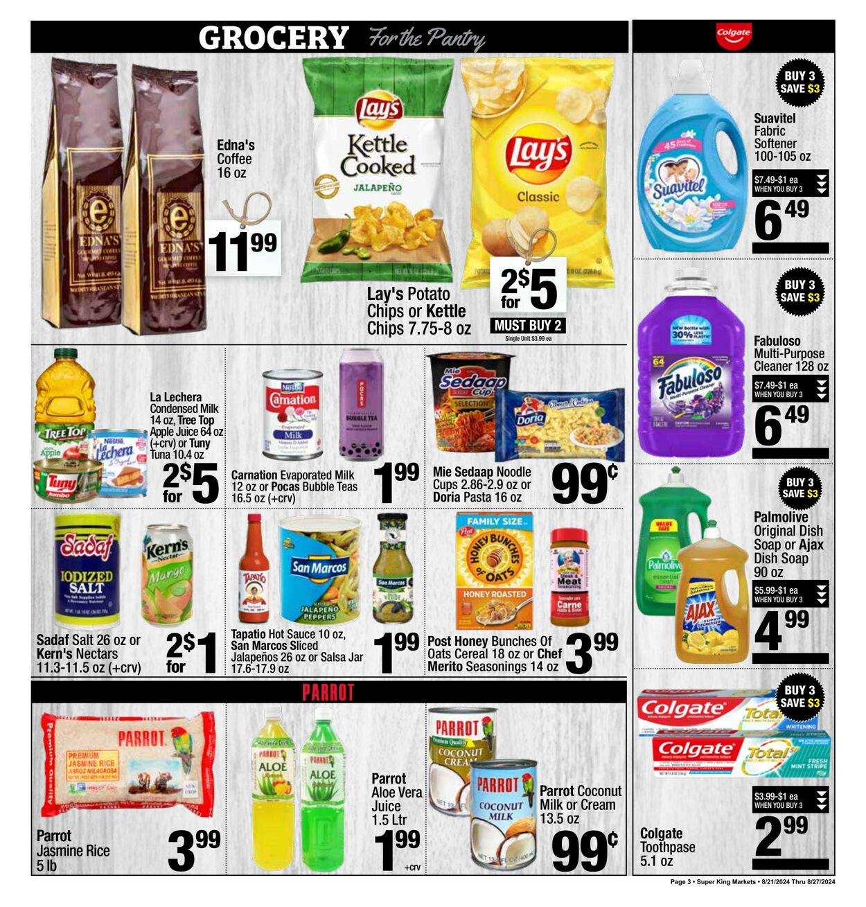 Weekly ad Super King Markets 08/21/2024 - 08/27/2024