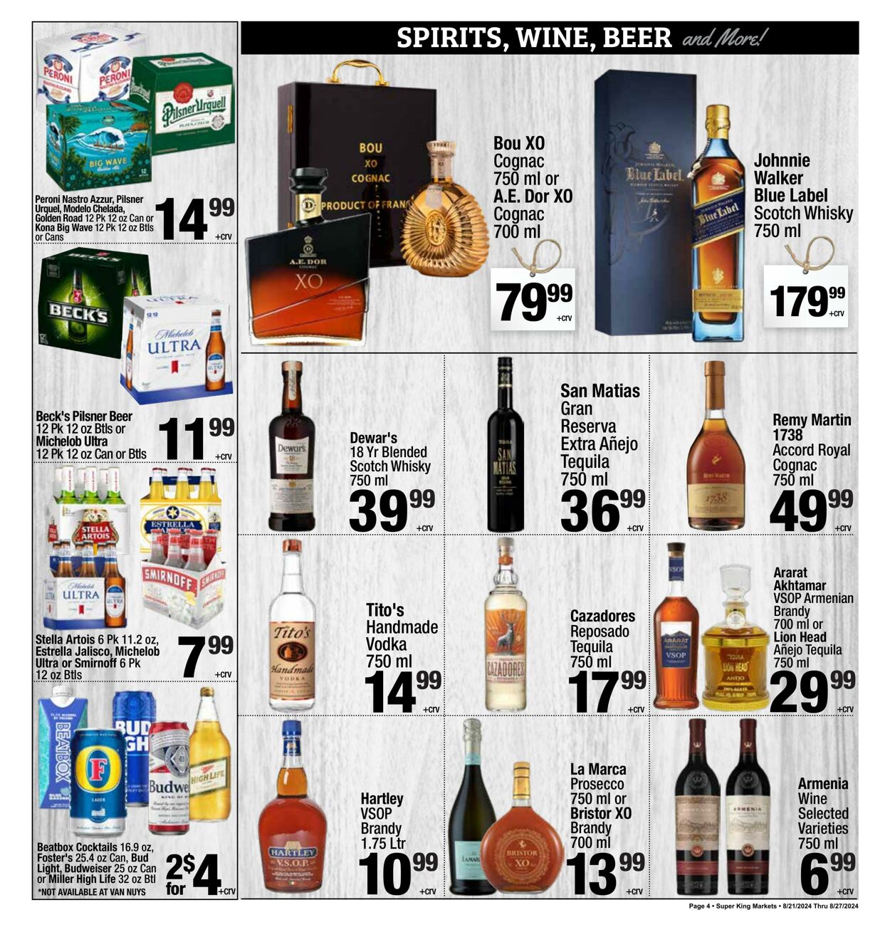 Weekly ad Super King Markets 08/21/2024 - 08/27/2024