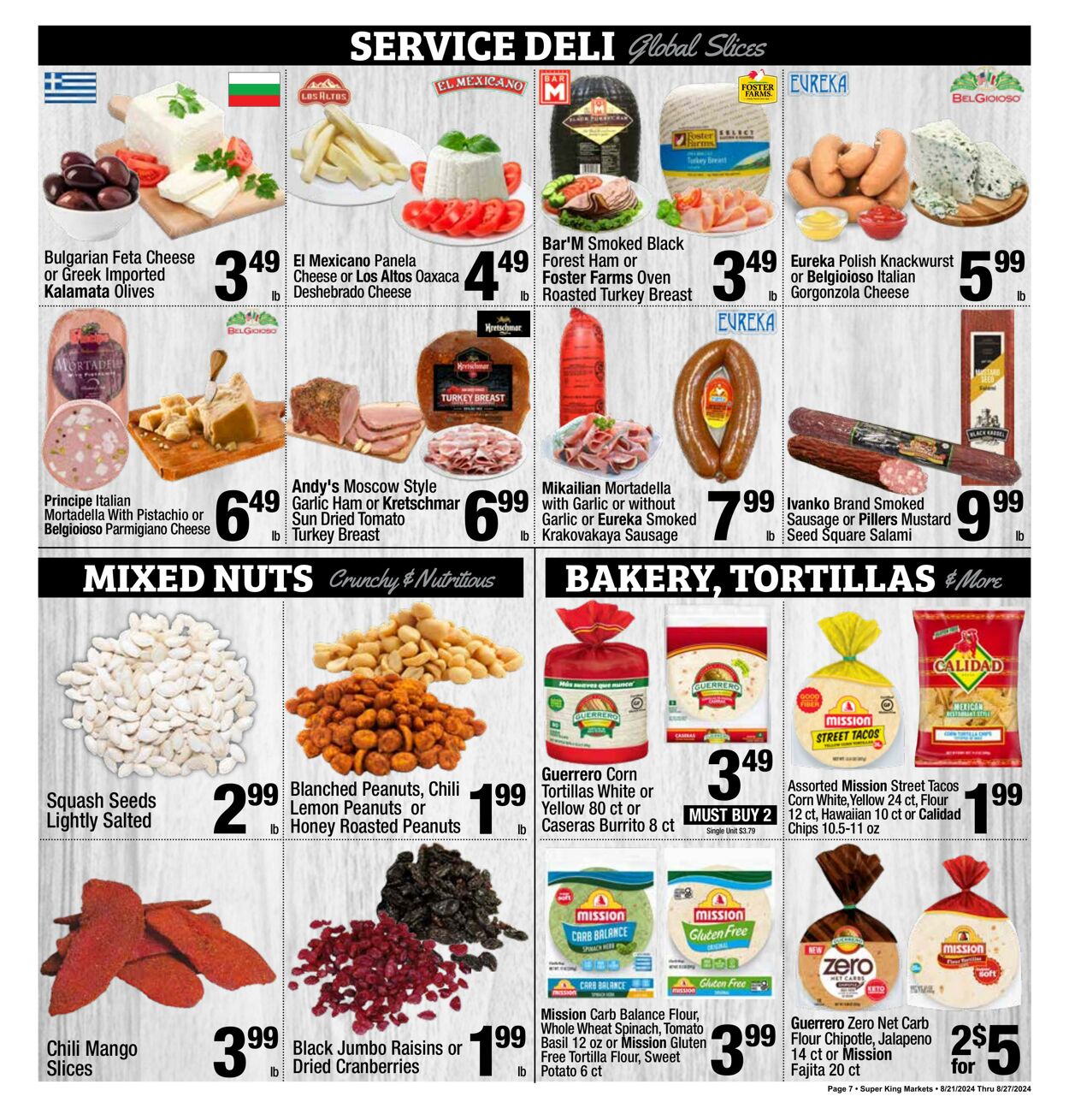 Weekly ad Super King Markets 08/21/2024 - 08/27/2024