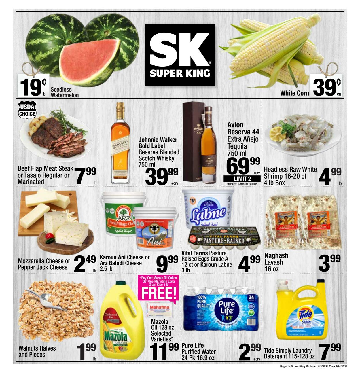 Weekly ad Super King Markets - super May 8, 2024 - May 14, 2024