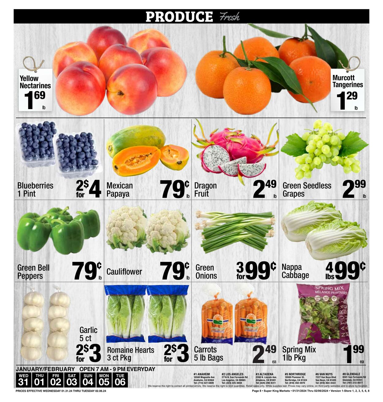 Weekly ad Super King Markets 01/31/2024 - 02/06/2024