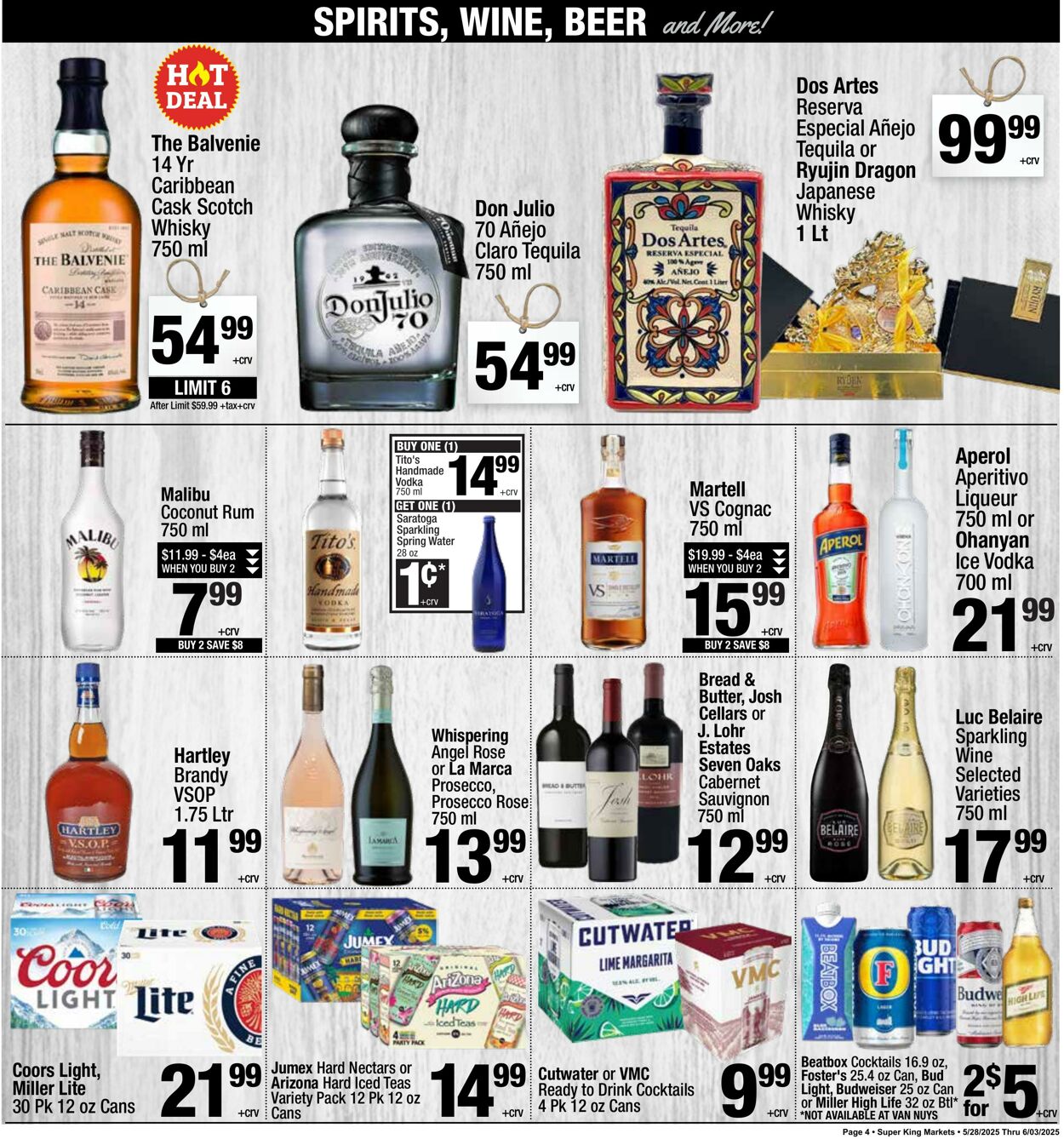 Weekly ad Super King Markets 05/28/2025 - 06/04/2025