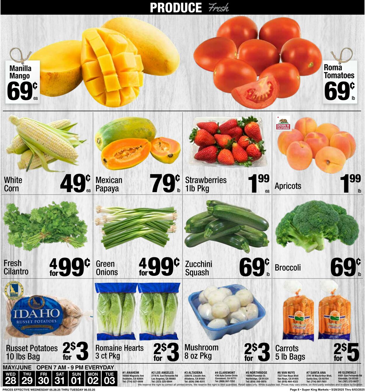 Weekly ad Super King Markets 05/28/2025 - 06/04/2025