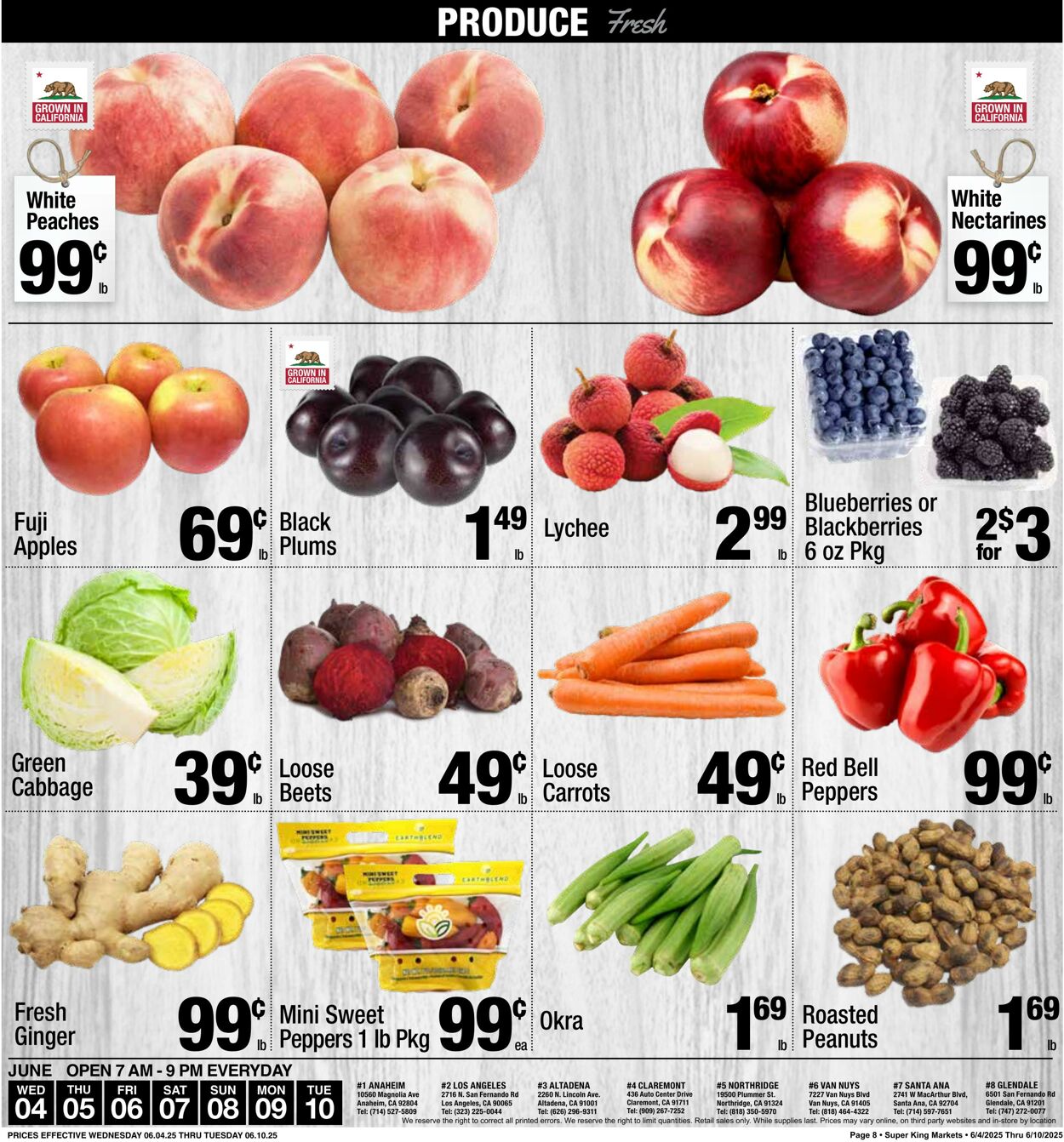 Weekly ad Super King Markets 06/04/2025 - 06/18/2025