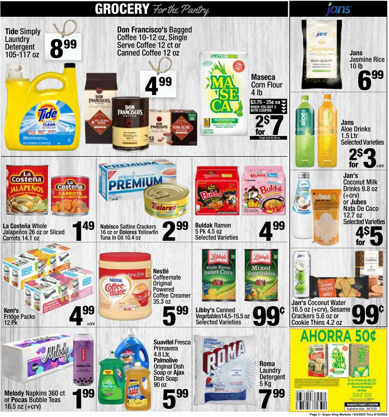 Weekly ad Super King Markets 06/04/2025 - 06/18/2025