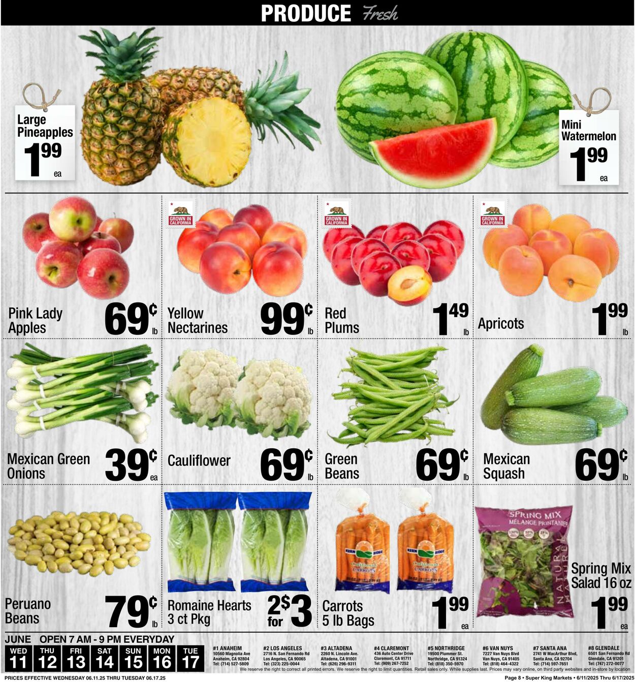 Weekly ad Super King Markets 06/12/2025 - 06/26/2025