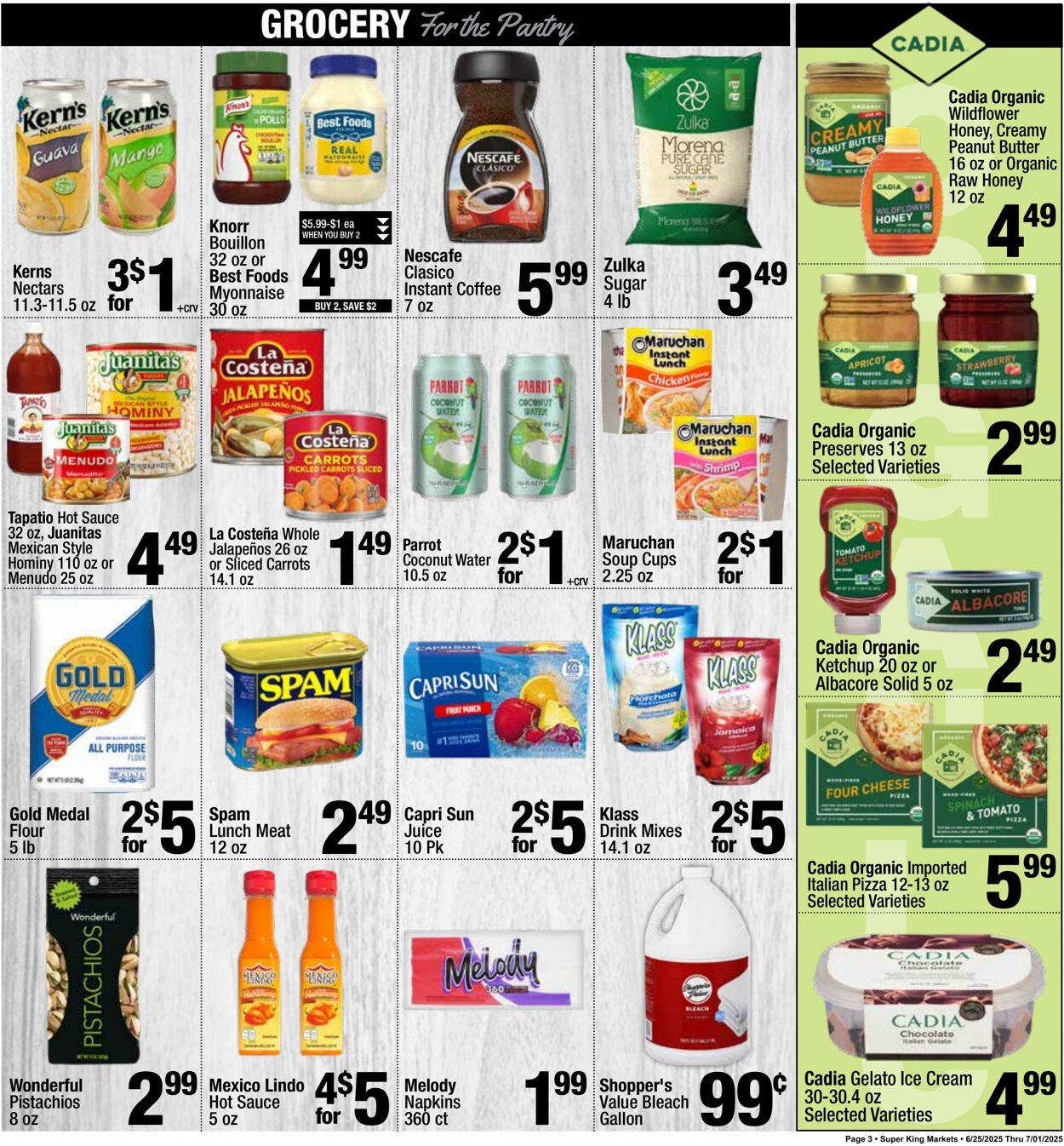 Weekly ad Super King Markets 06/26/2025 - 07/03/2025