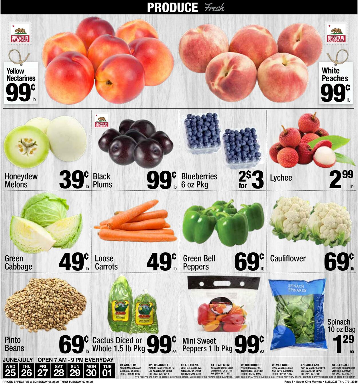 Weekly ad Super King Markets 06/26/2025 - 07/03/2025