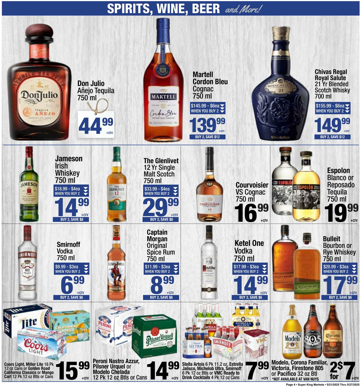 Weekly ad Super King Markets 05/21/2025 - 06/04/2025
