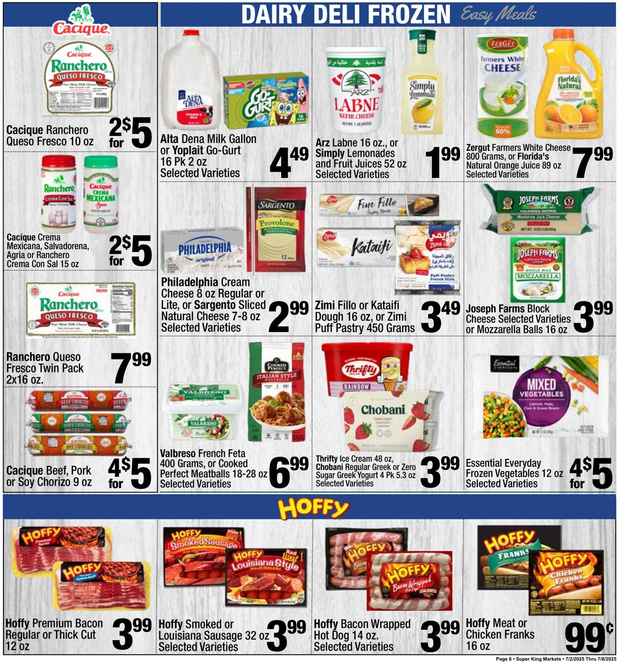 Weekly ad Super King Markets 07/02/2025 - 07/16/2025