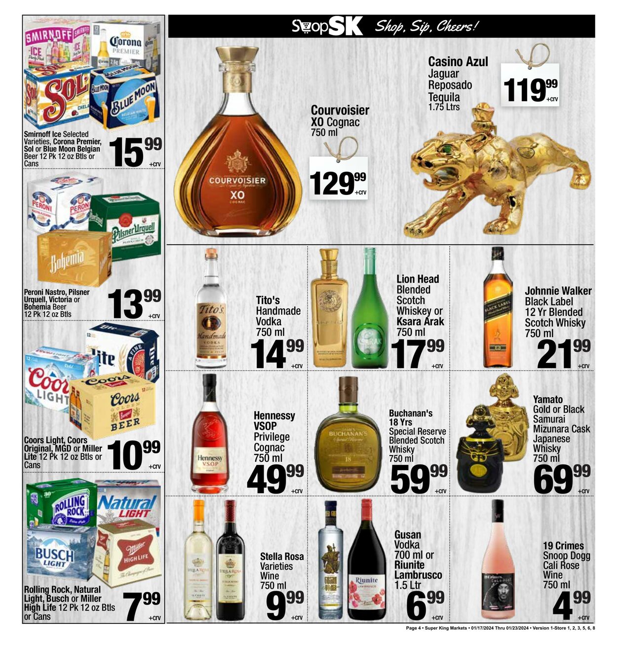 Weekly ad Super King Markets 01/17/2024 - 01/23/2024