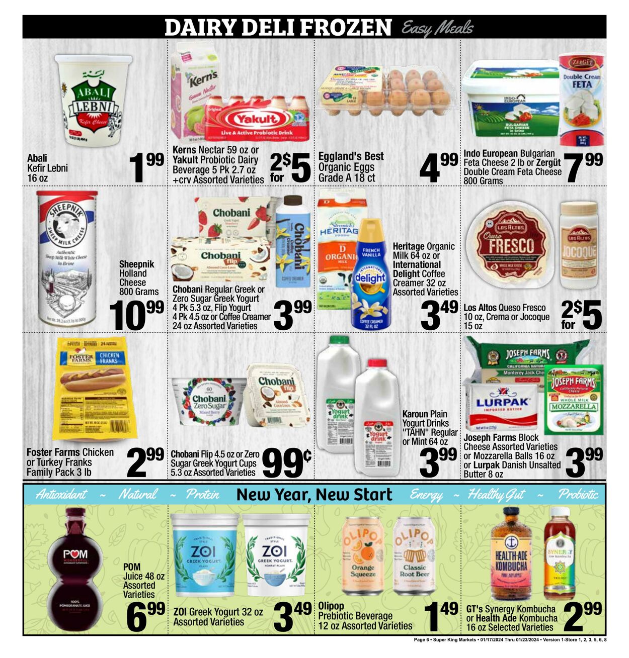 Weekly ad Super King Markets 01/17/2024 - 01/23/2024