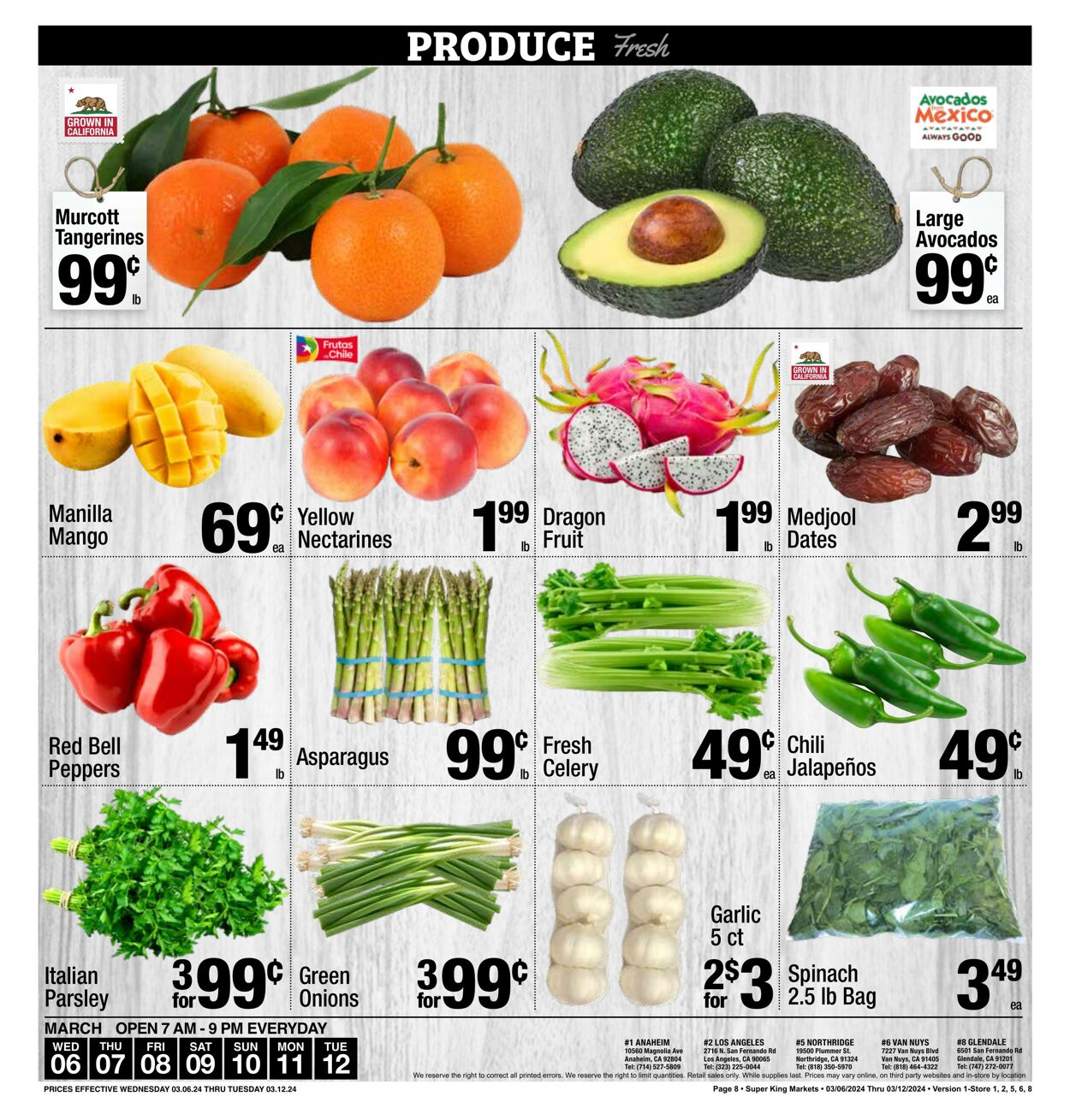 Weekly ad Super King Markets 03/06/2024 - 03/12/2024
