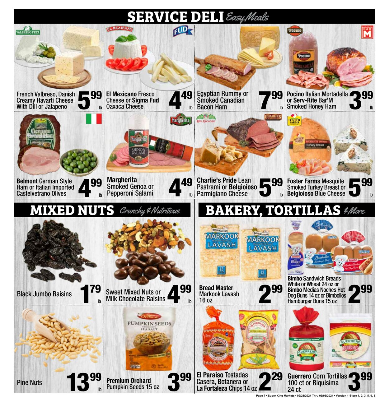 Weekly ad Super King Markets 02/28/2024 - 03/05/2024