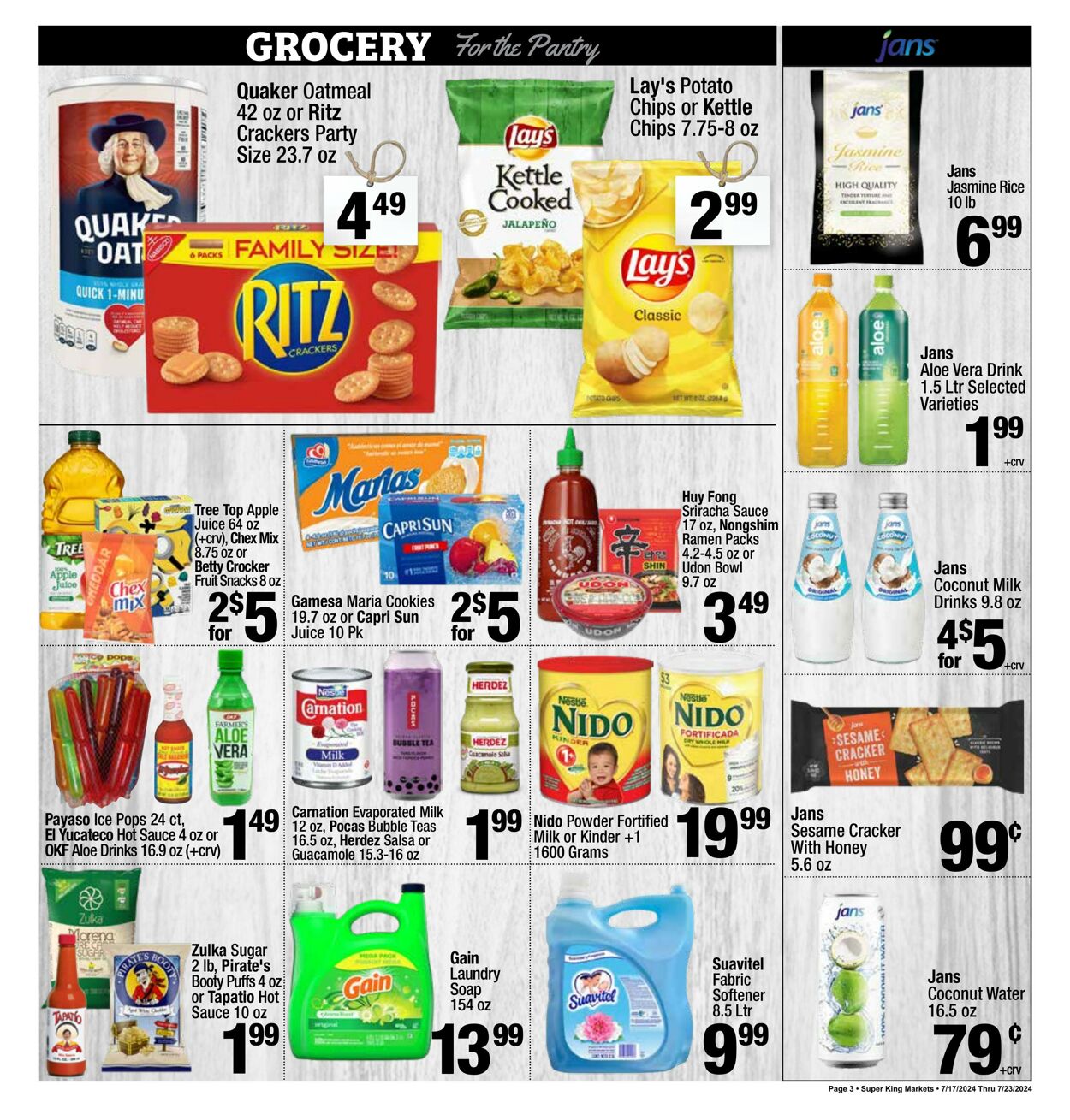 Weekly ad Super King Markets 07/17/2024 - 07/23/2024