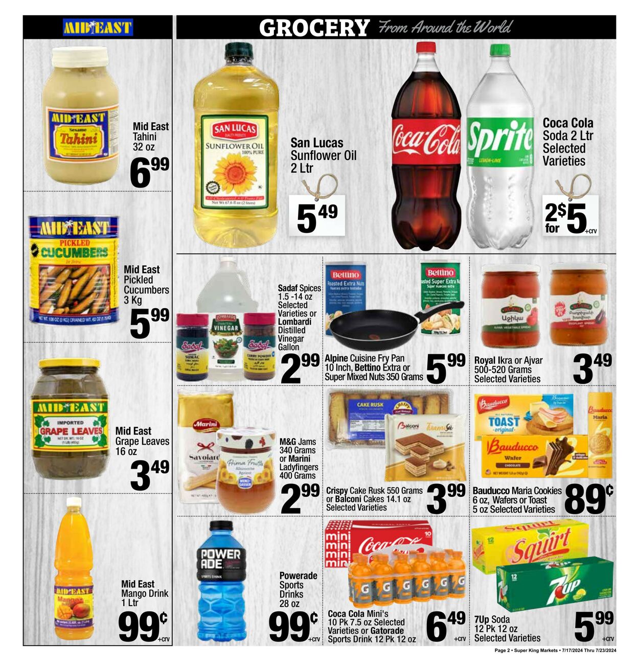 Weekly ad Super King Markets 07/17/2024 - 07/23/2024