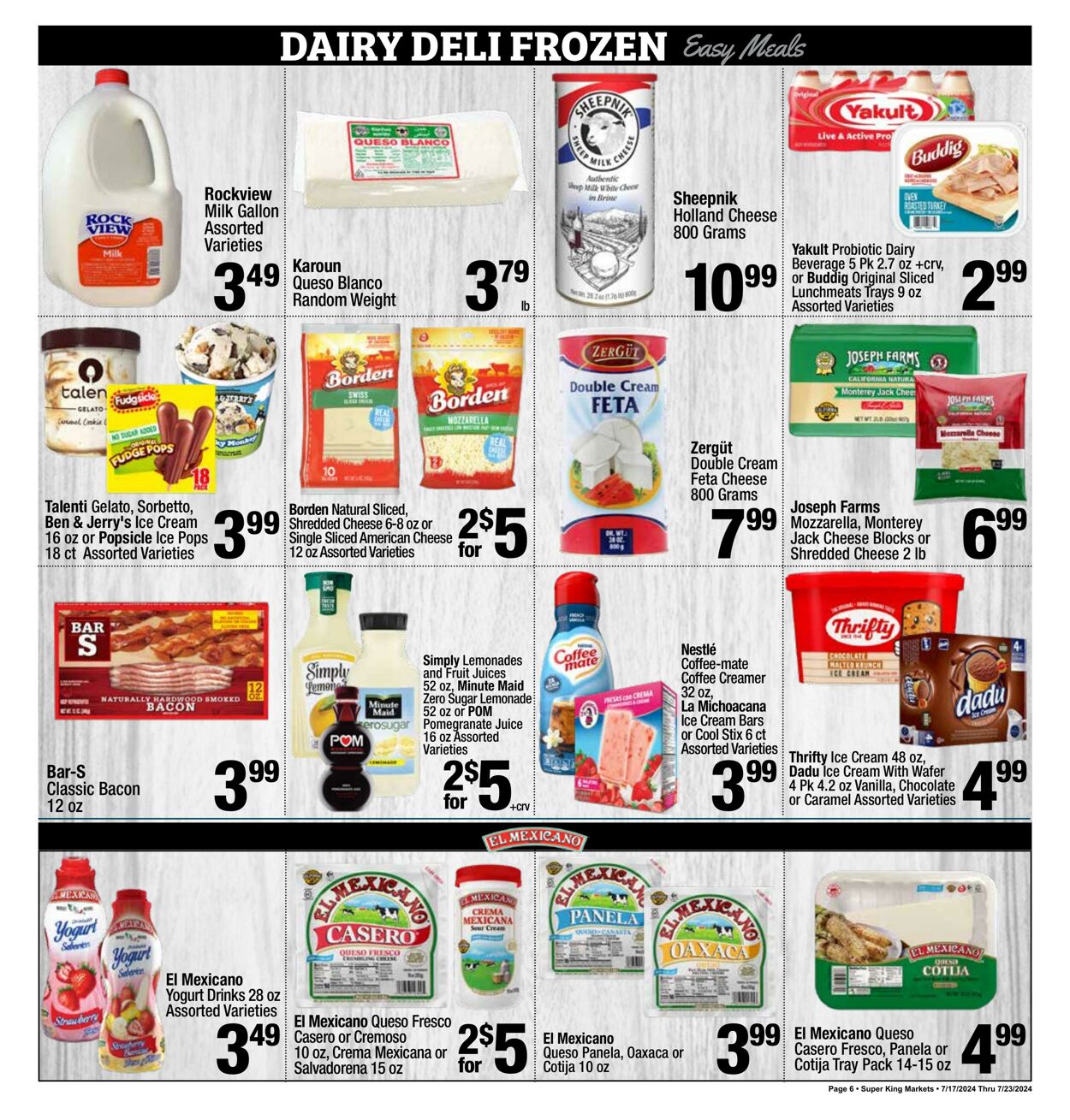 Weekly ad Super King Markets 07/17/2024 - 07/23/2024