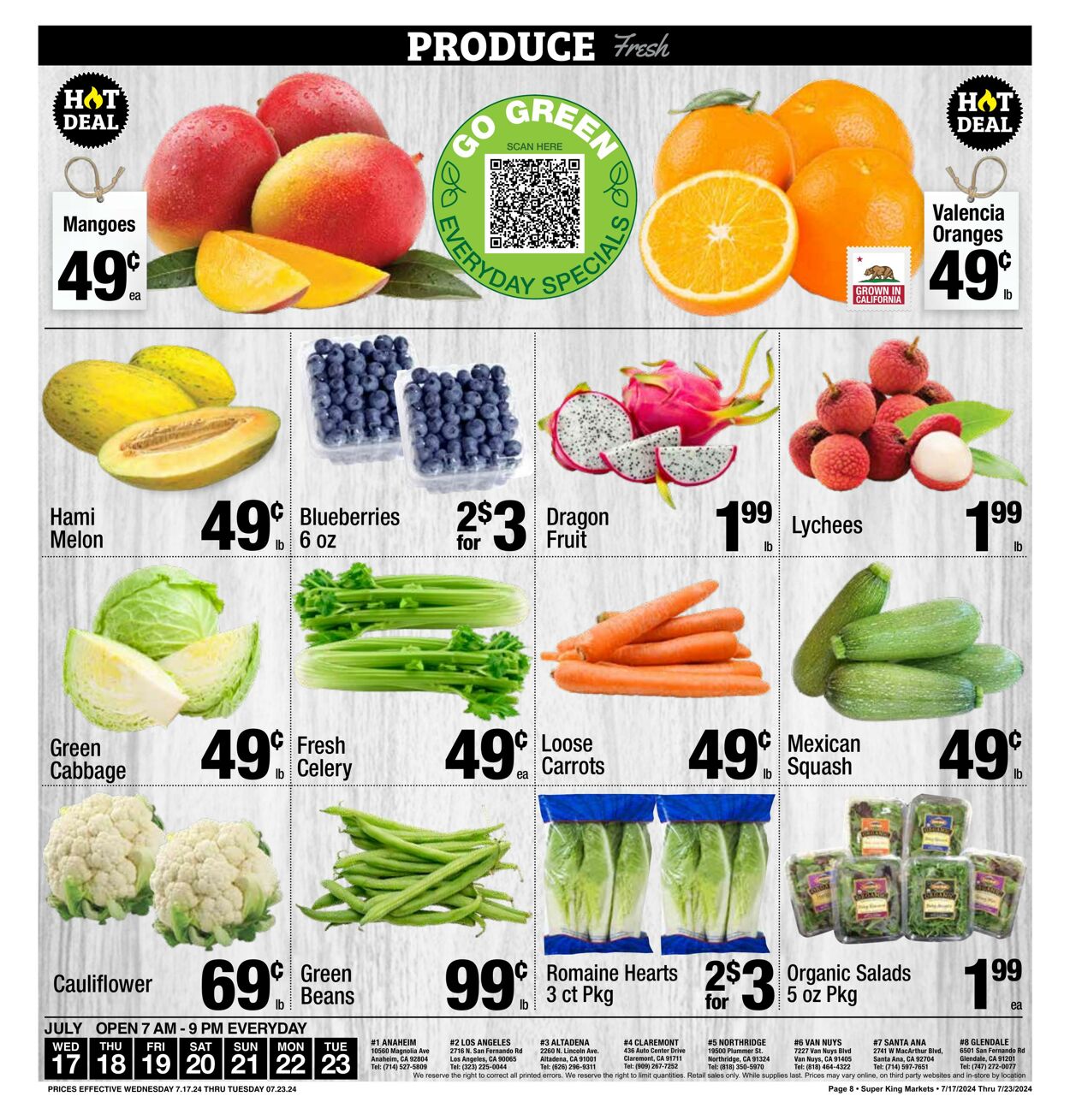 Weekly ad Super King Markets 07/17/2024 - 07/23/2024