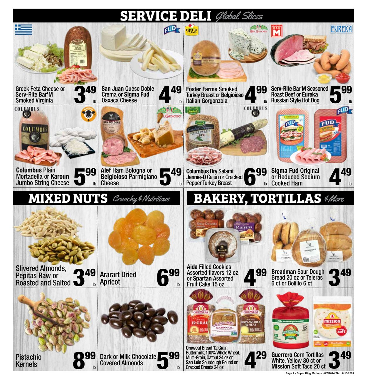 Weekly ad Super King Markets 08/07/2024 - 08/13/2024