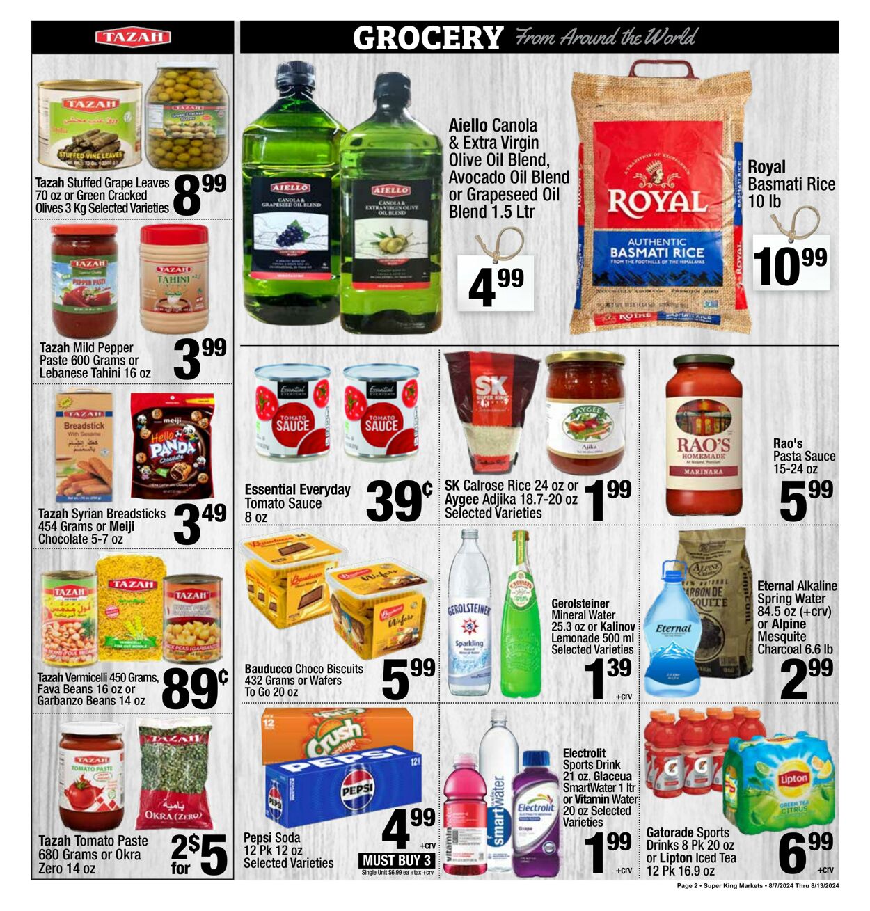 Weekly ad Super King Markets 08/07/2024 - 08/13/2024