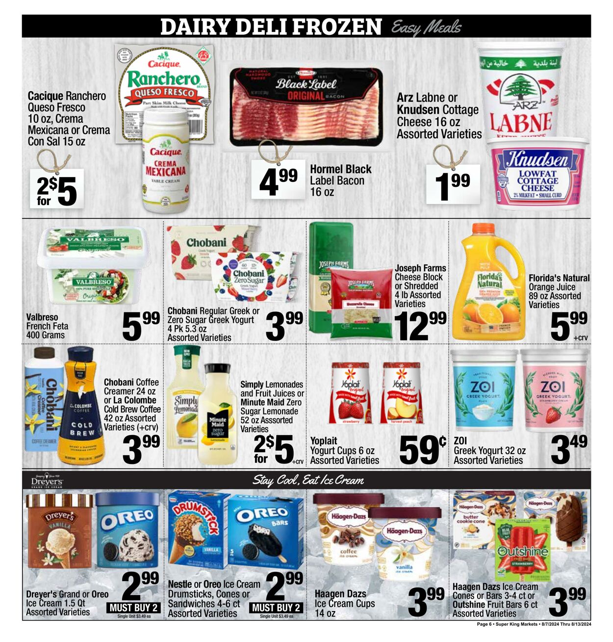 Weekly ad Super King Markets 08/07/2024 - 08/13/2024