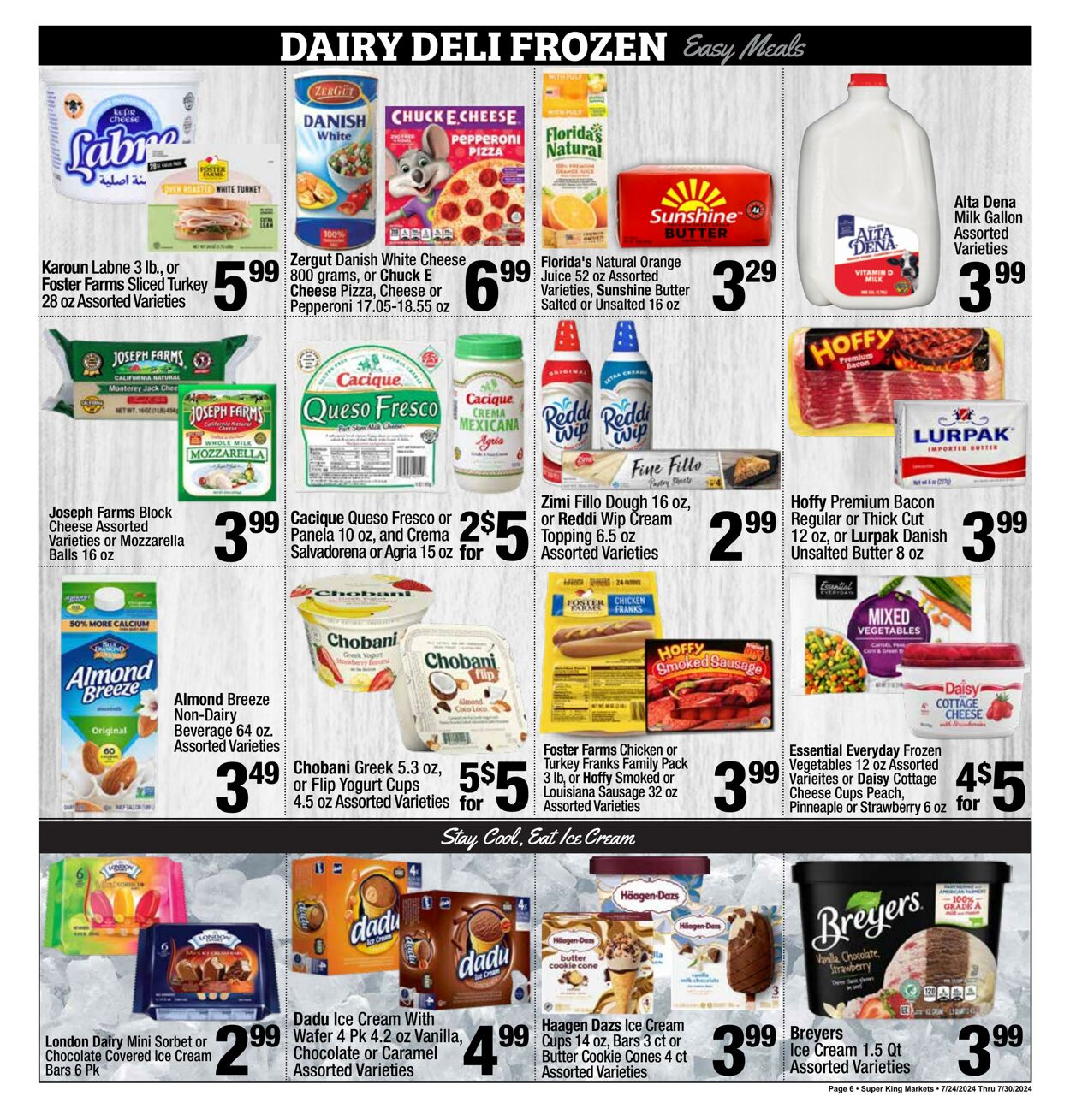 Weekly ad Super King Markets 07/24/2024 - 07/30/2024