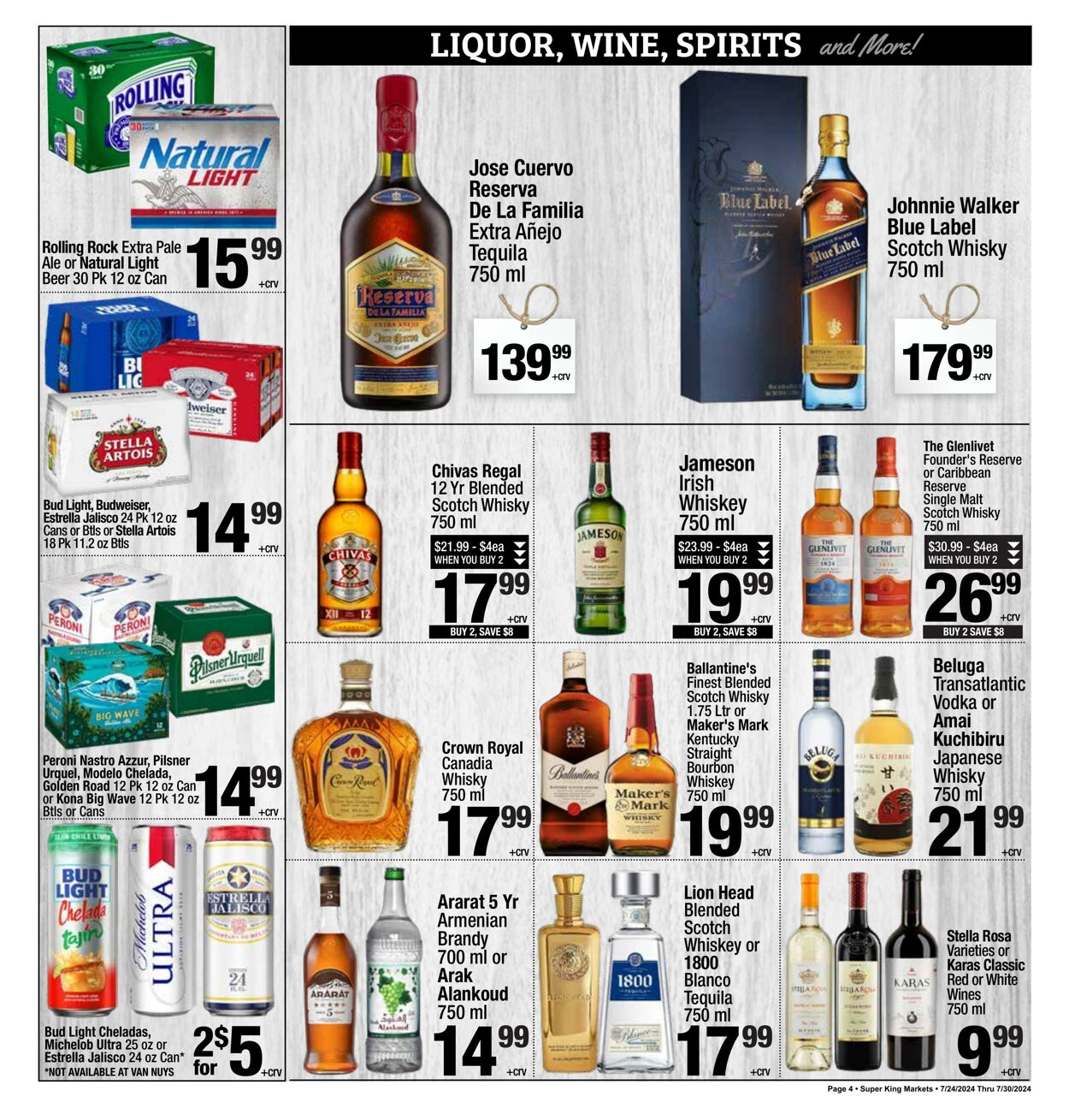 Weekly ad Super King Markets 07/24/2024 - 07/30/2024