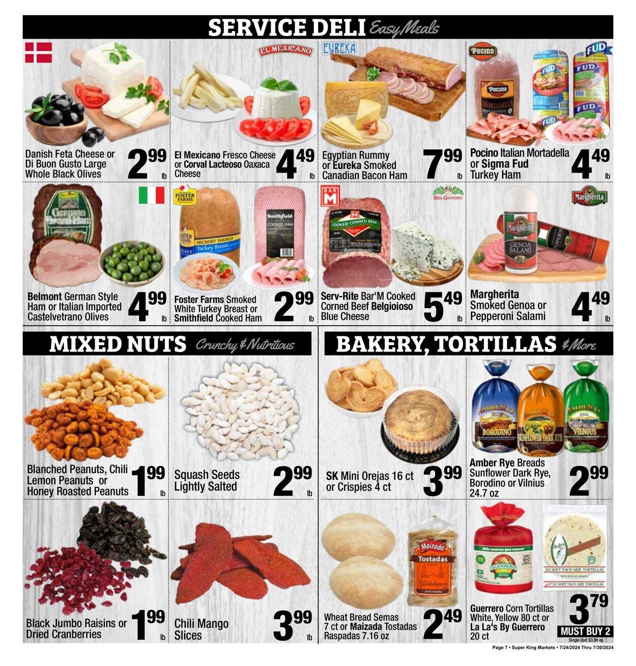 Weekly ad Super King Markets 07/24/2024 - 07/30/2024