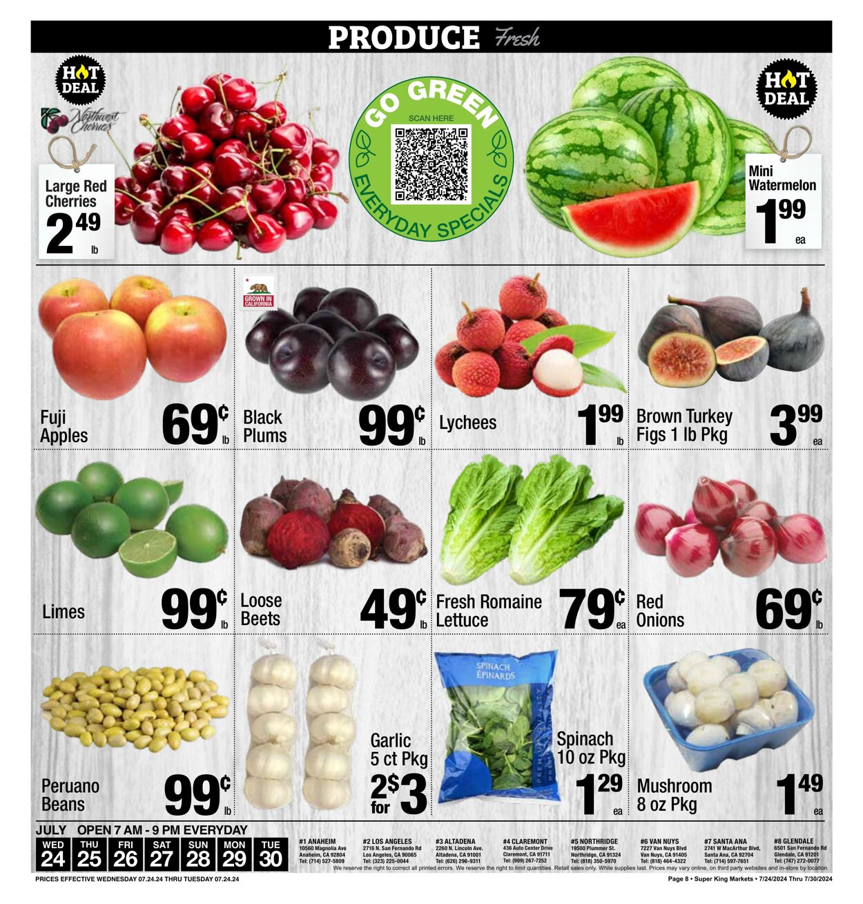 Weekly ad Super King Markets 07/24/2024 - 07/30/2024