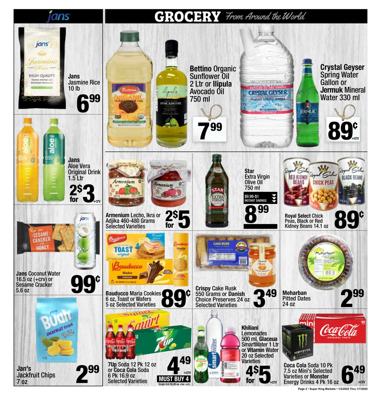 Weekly ad Super King Markets 01/02/2025 - 01/07/2025