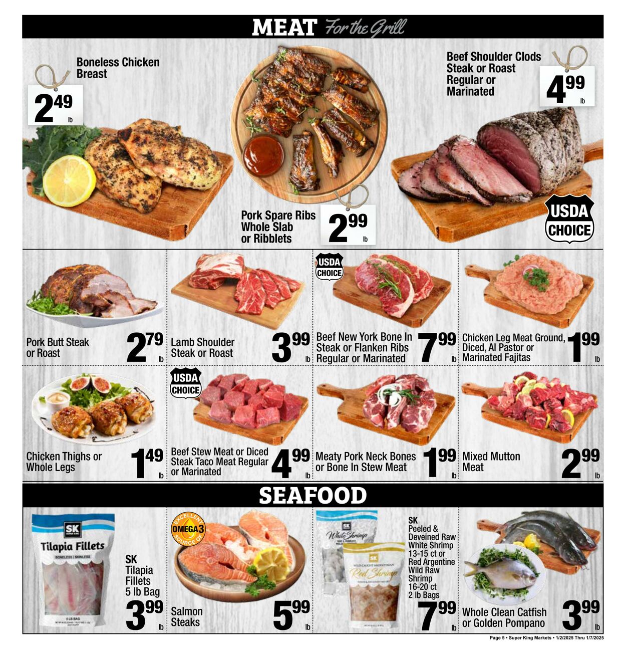 Weekly ad Super King Markets 01/02/2025 - 01/07/2025