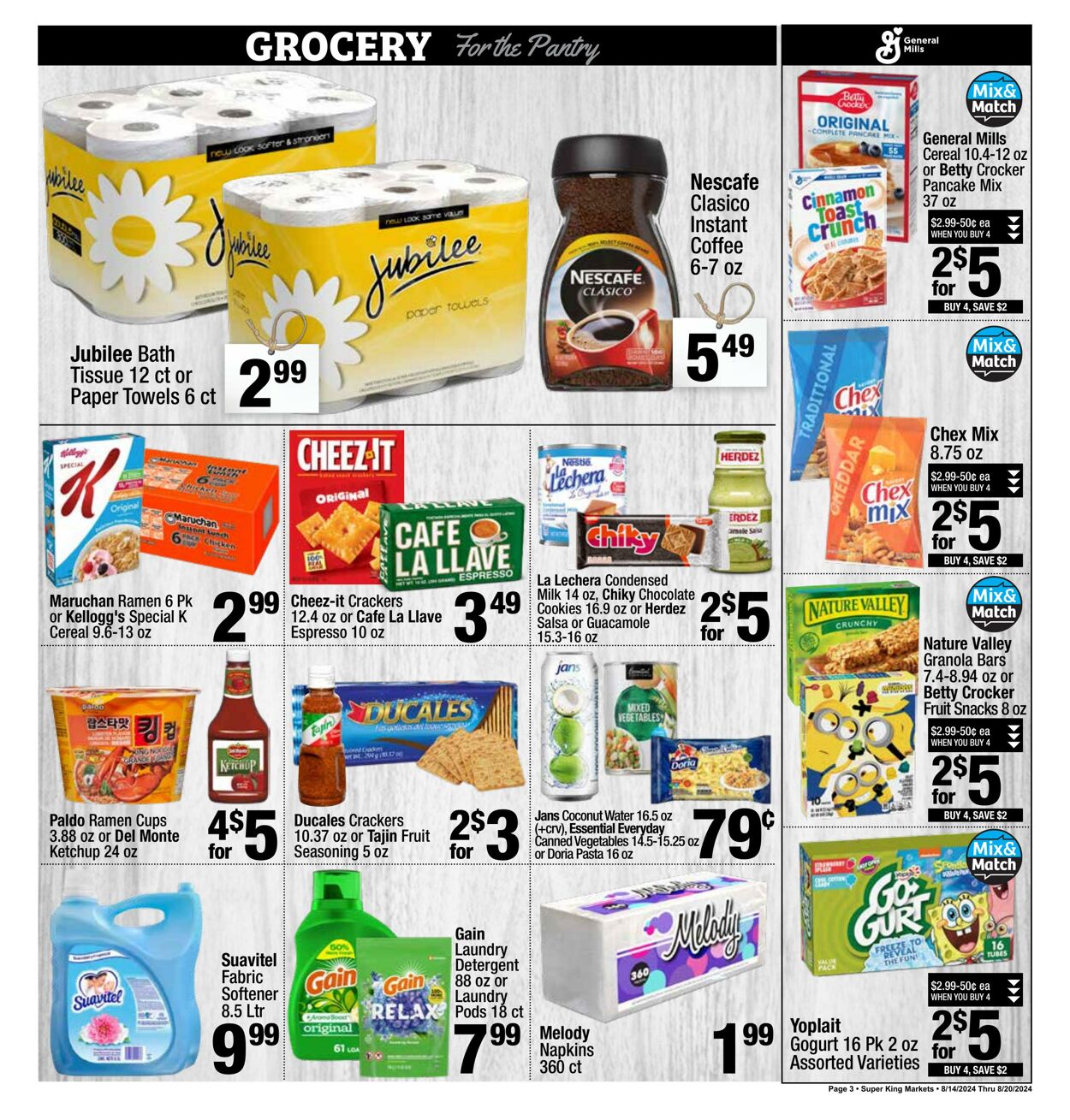 Weekly ad Super King Markets 08/14/2024 - 08/20/2024